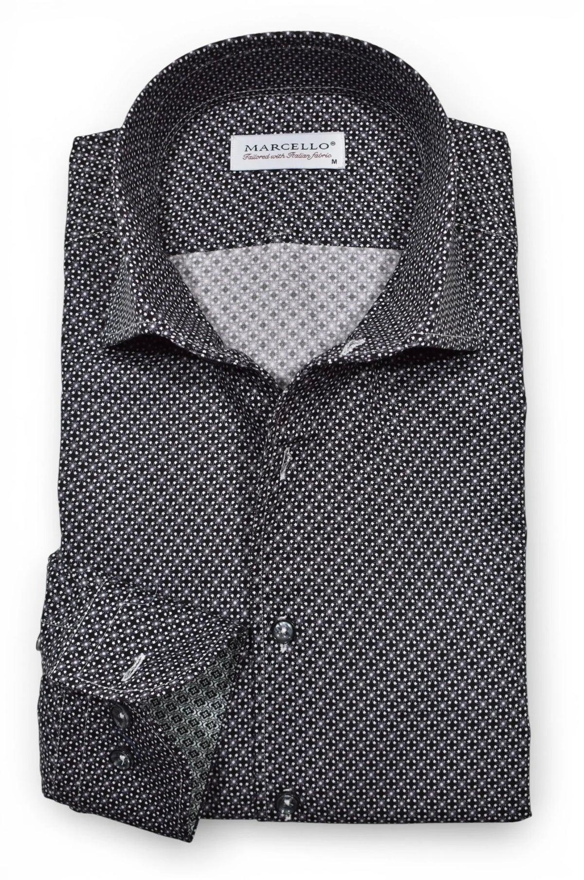 Rafael Midnight Abstract Sport Shirt (W243)