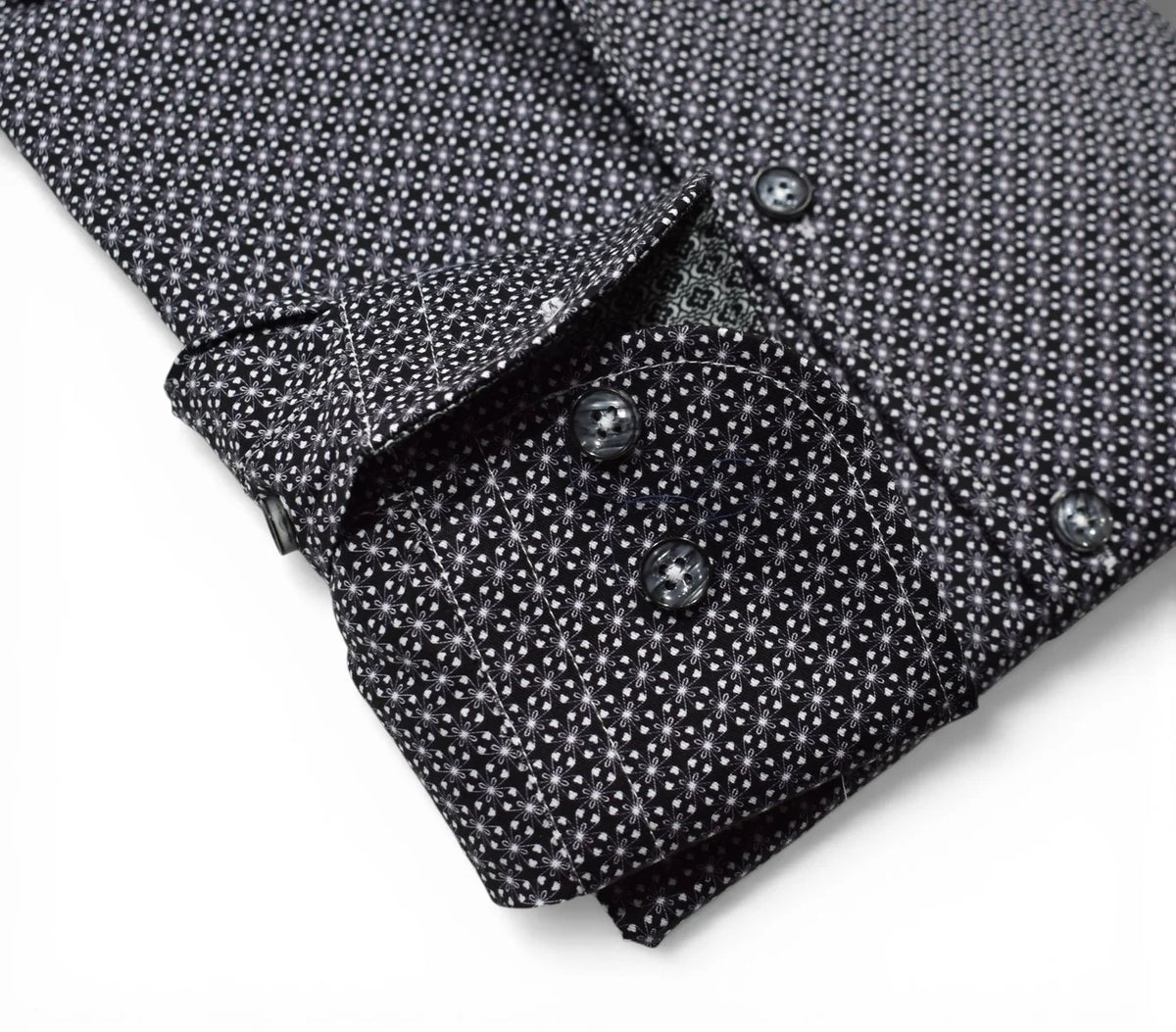 Rafael Midnight Abstract Sport Shirt (W243)