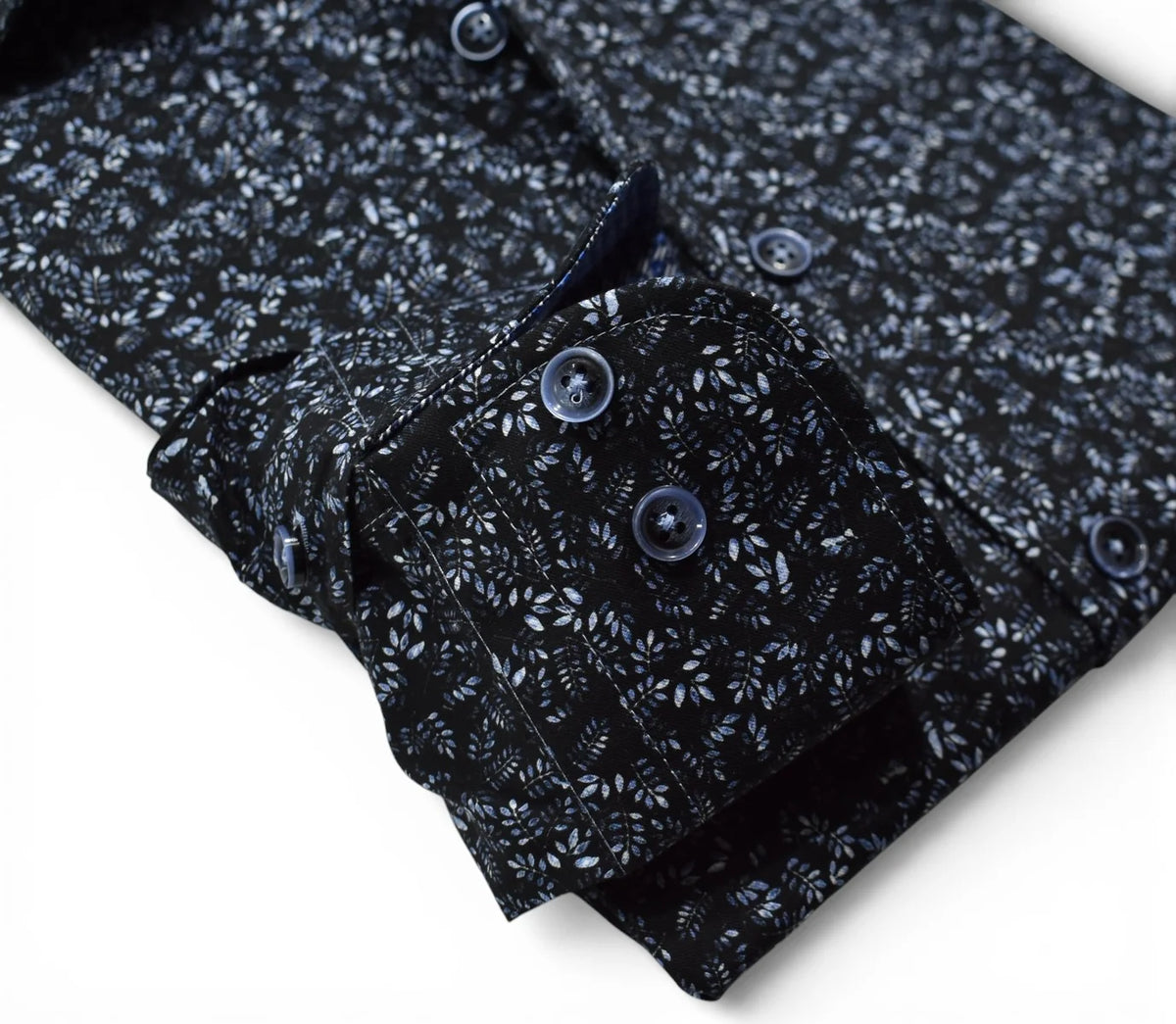 Indigo Foliage Sport Shirt (W260)