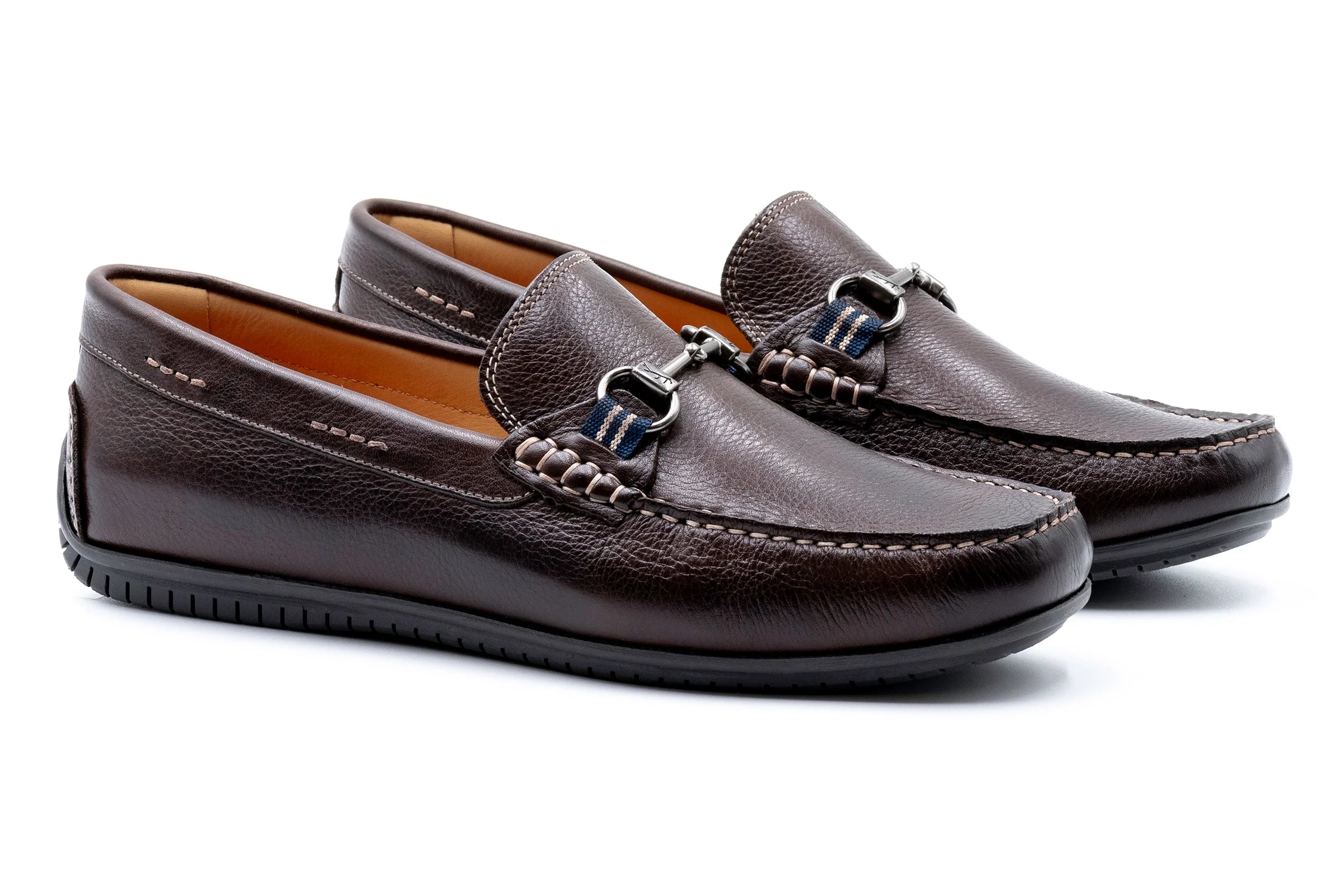 Bermuda Glove Leather Horse Bit Loafers (530977)