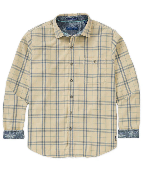 Coastline Cord Indio Plaid Sport Shirt (ST327458)