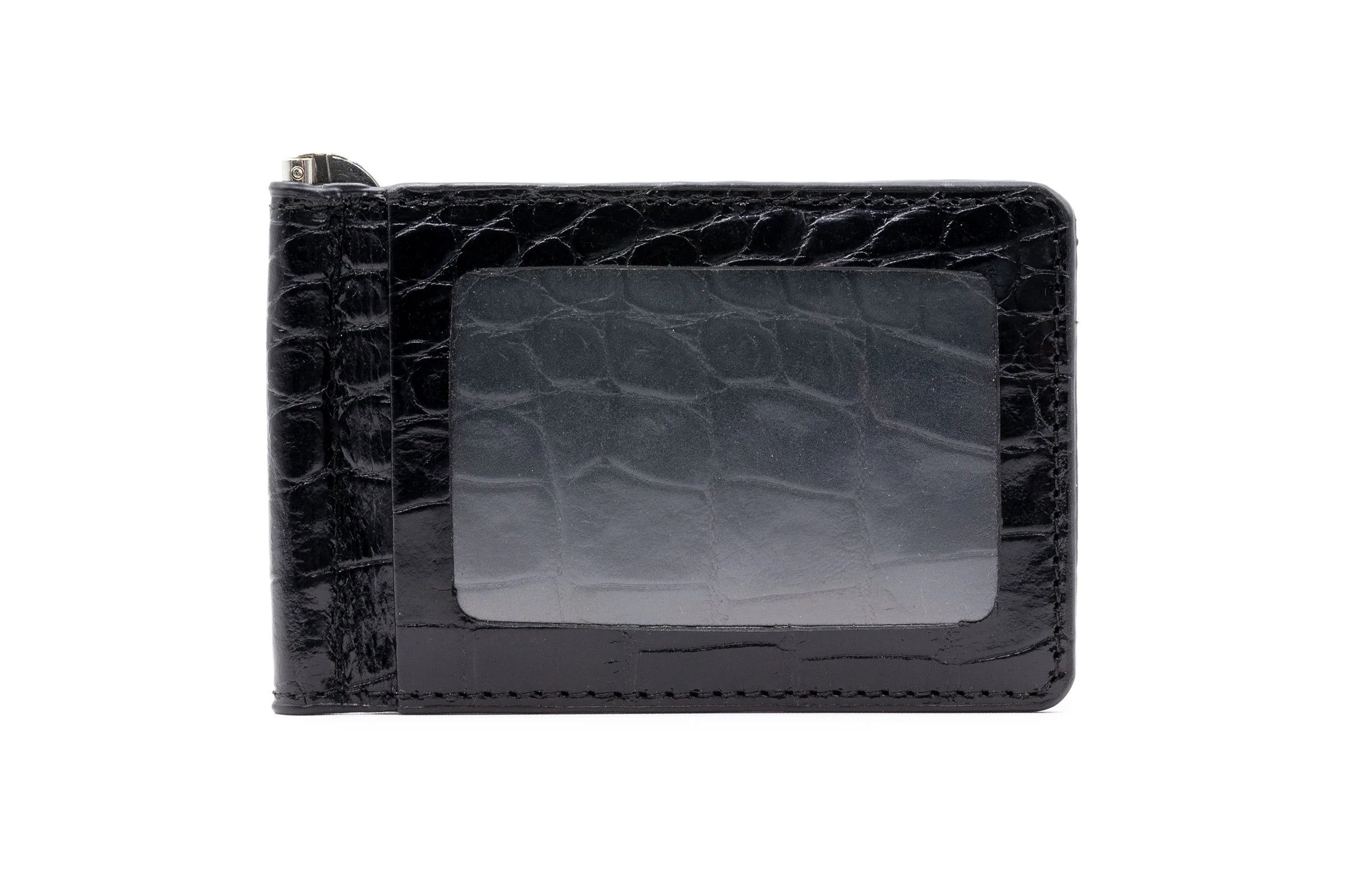 Anthony Alligator Grain Credit Card Money Clip