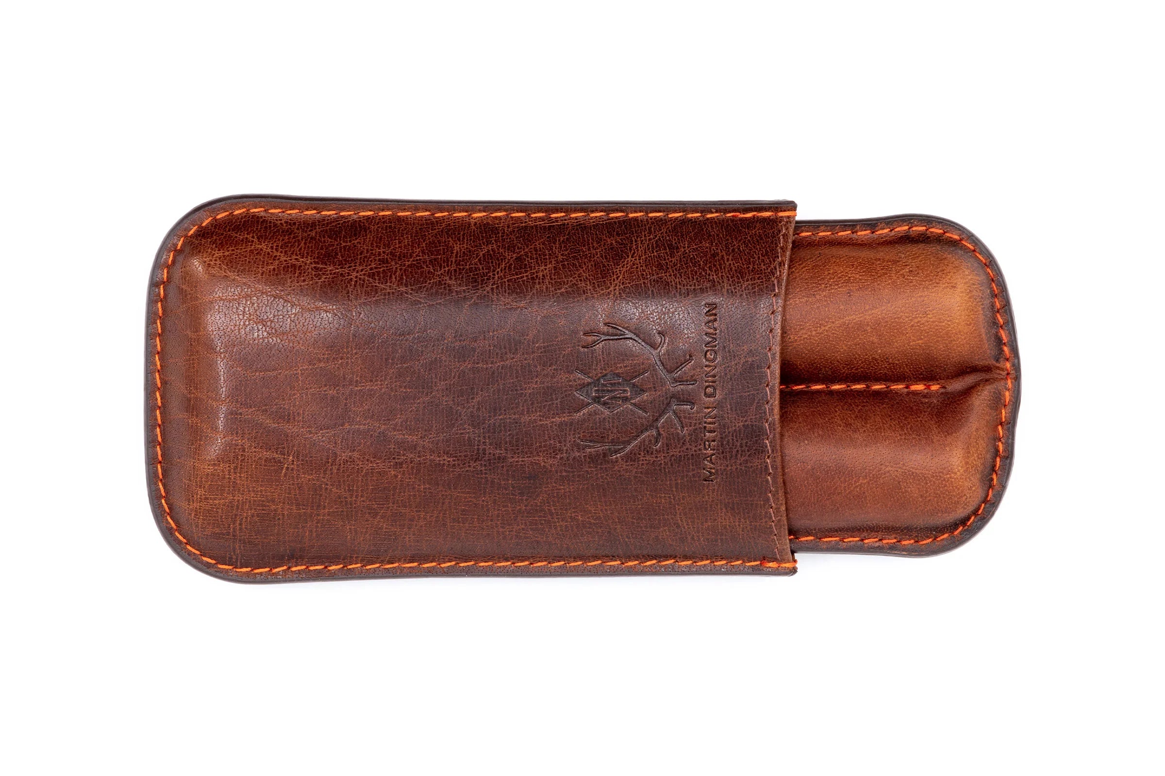Havana Italian Saddle Leather Cigar Case