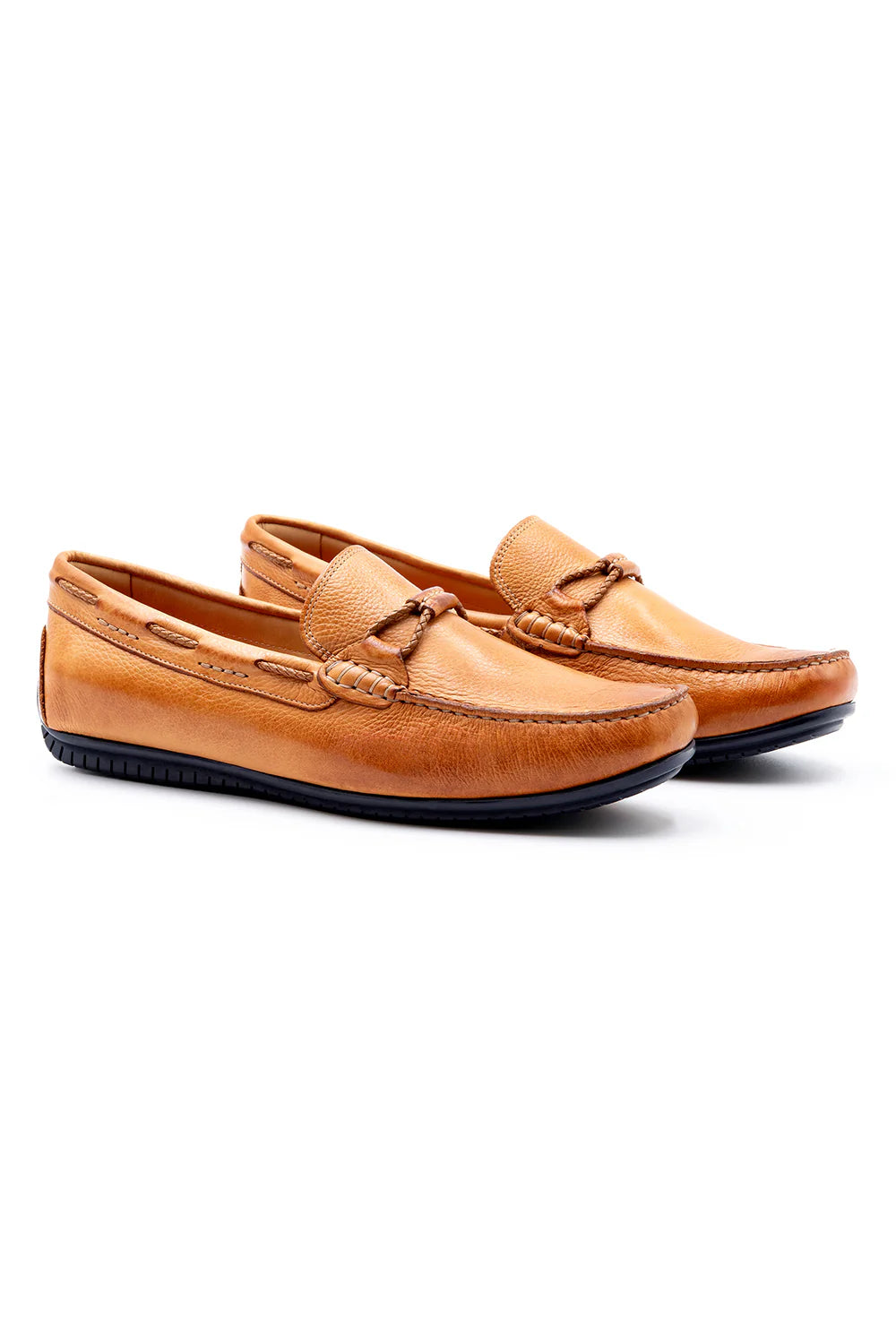 Bermuda Glove Leather Braided Bit Loafers (530980M)