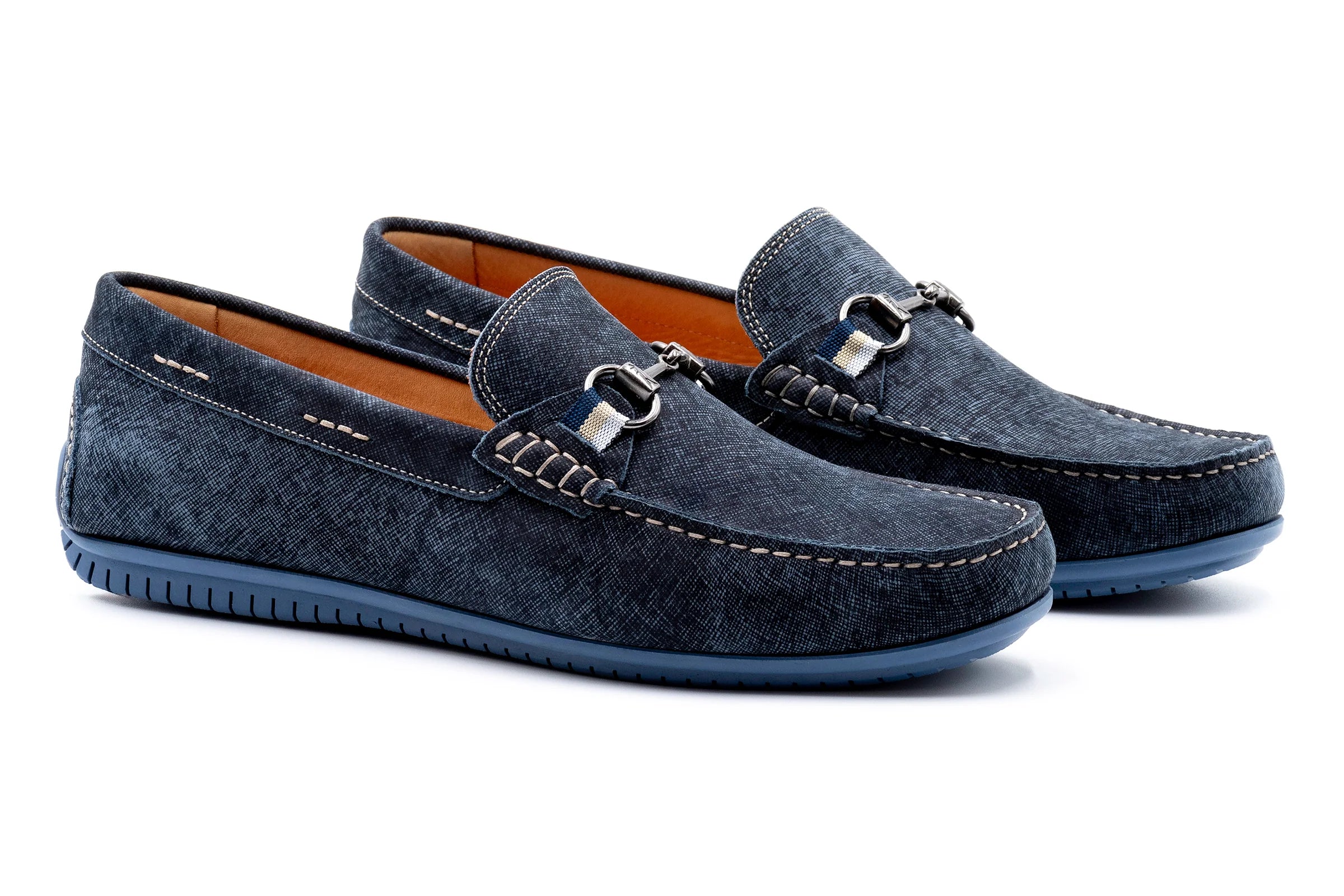 Bermuda Nubuck Horse Bit Loafers (530976M)