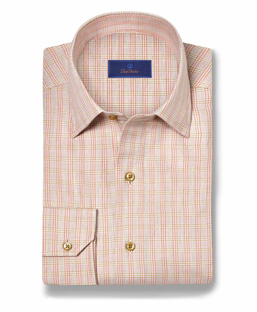 Check Cashmere Blend Sport Shirt (CBSM11825)