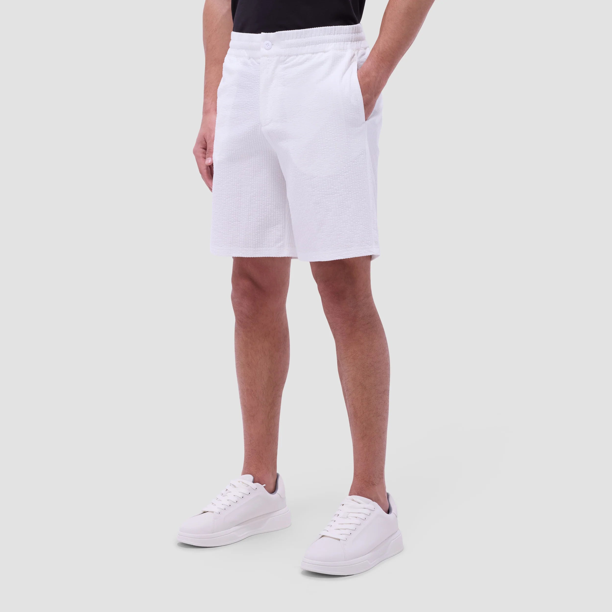 Seersucker Crinkled Shorts (GF2030B40)