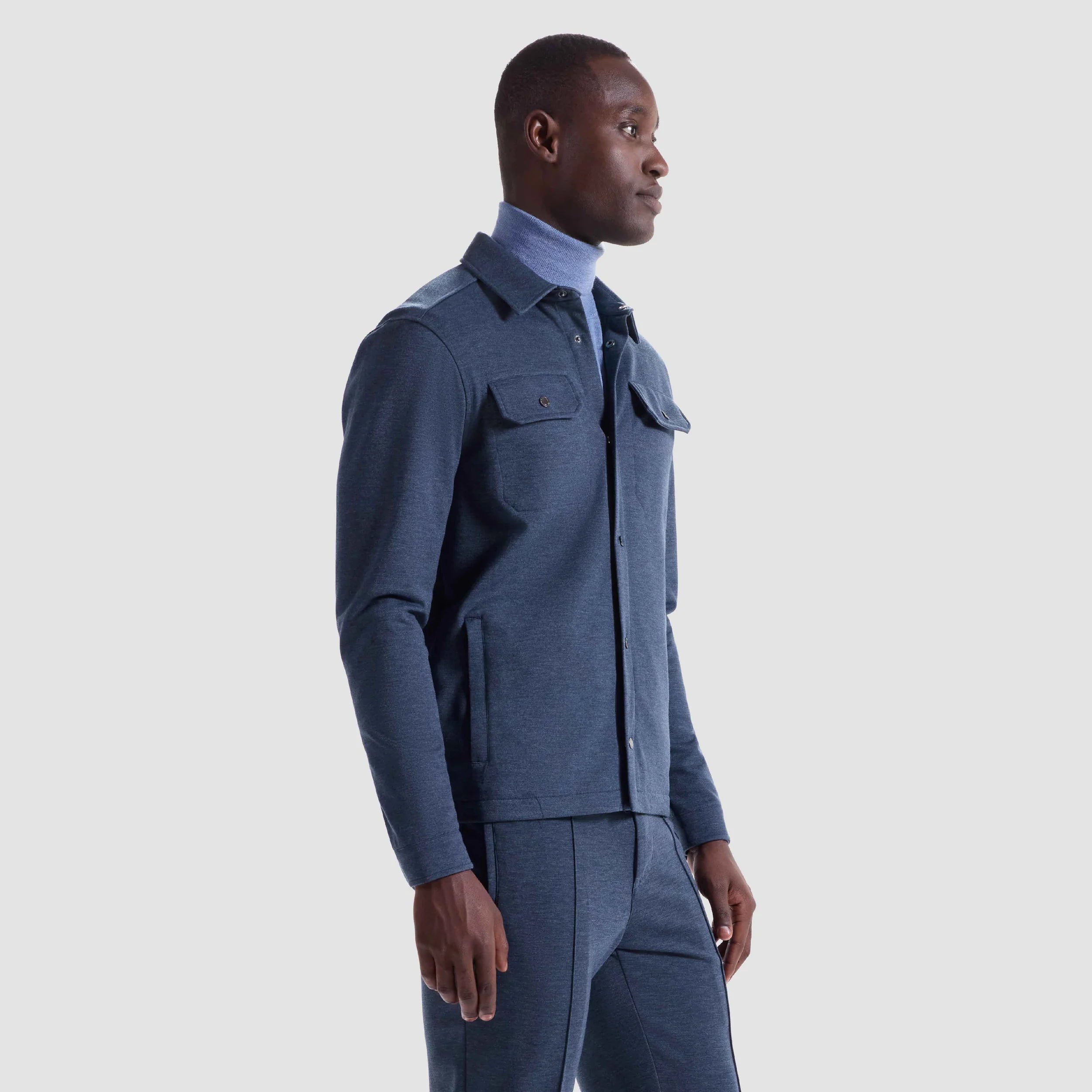 Soft Touch™ Performance Melange Knit Shirt (HF2425K93)