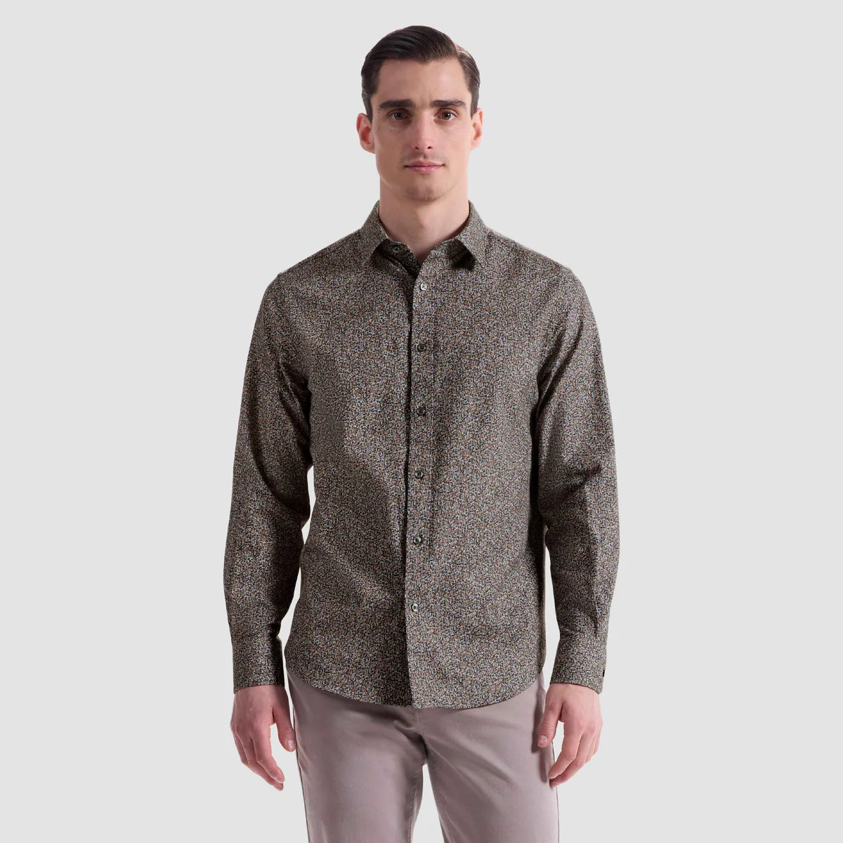 Julian Leaf Print Shirt (HS3159L4)