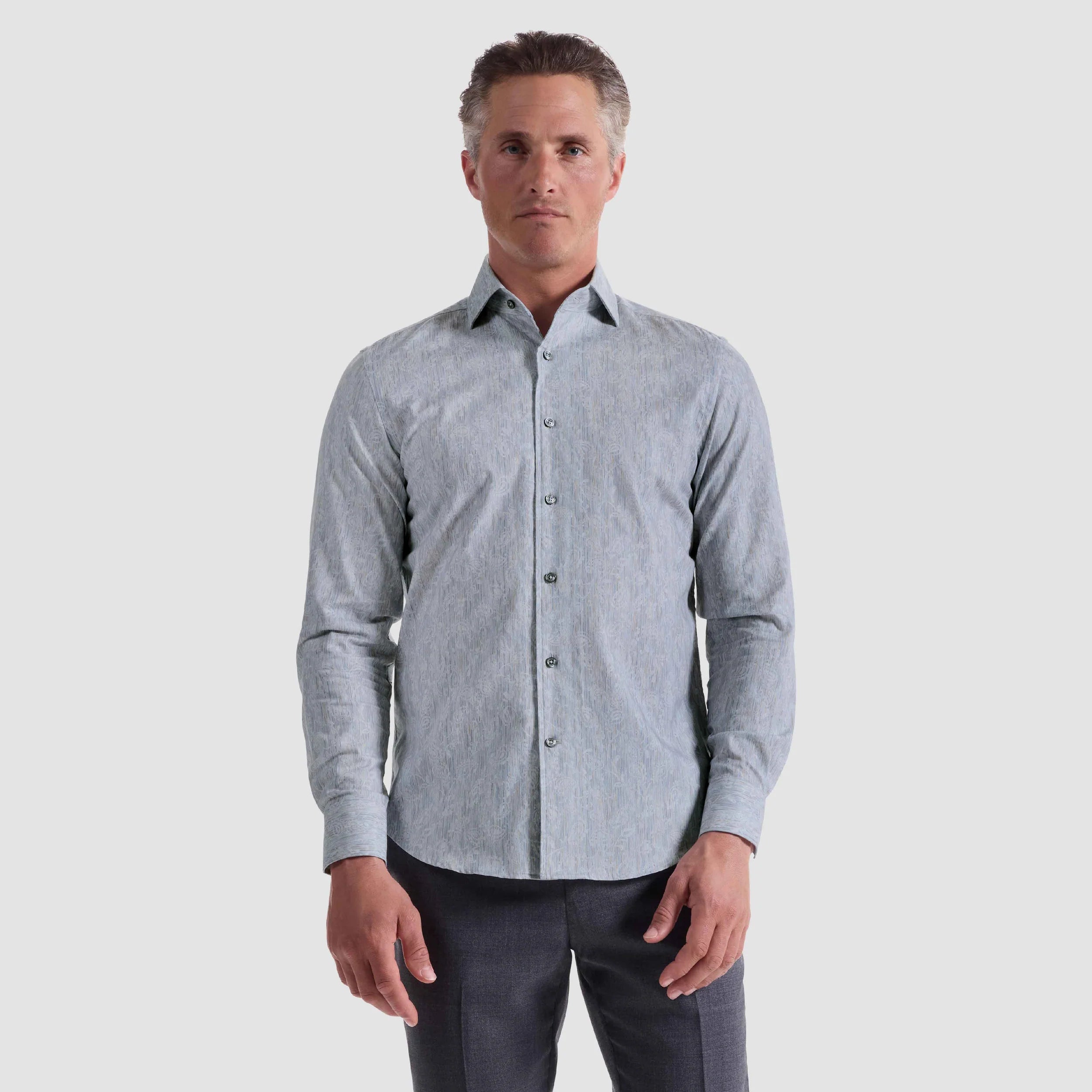 Alvin Shadow Paisley Shirt (HS3163L80S)