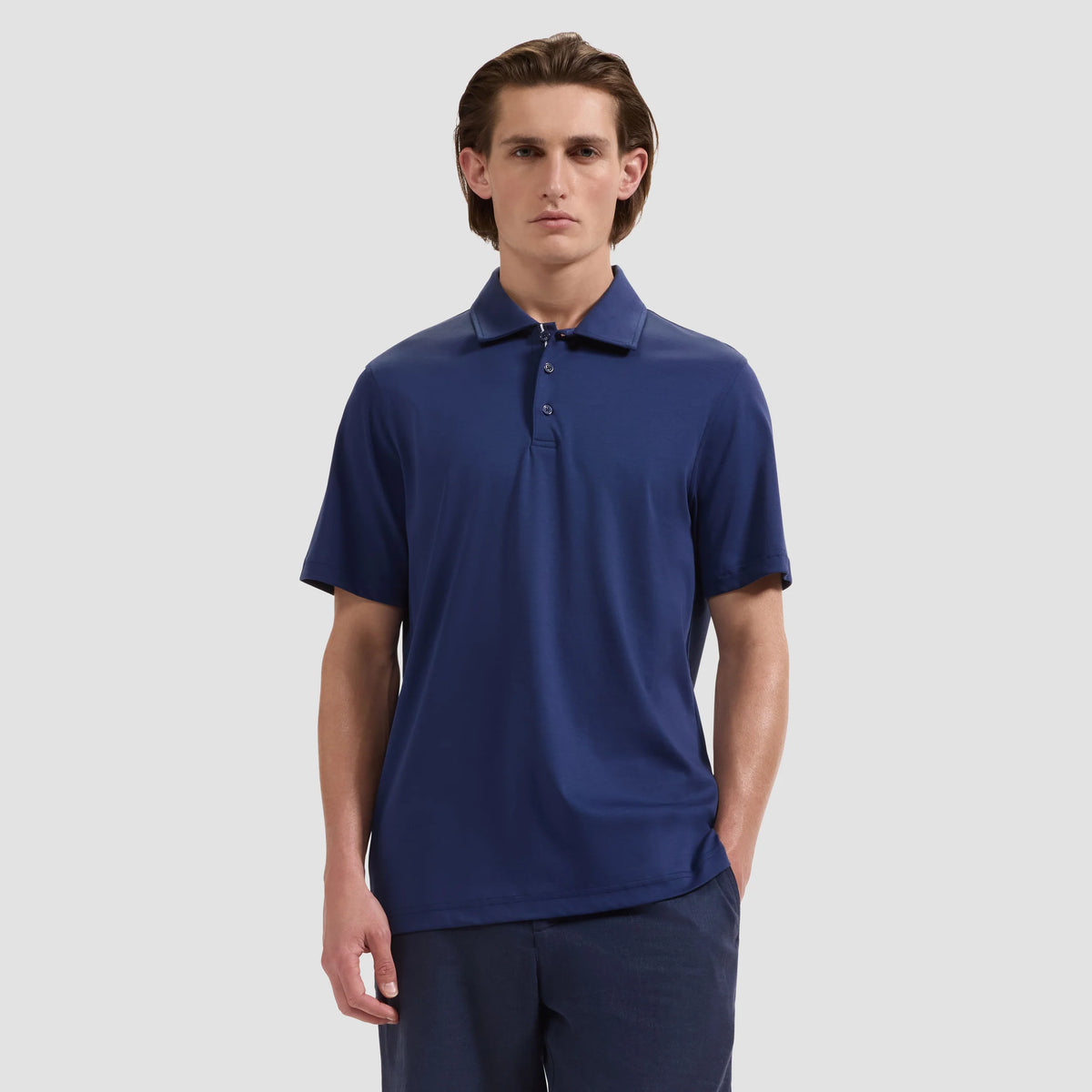 Hendrix Solid Polo Shirt (ISF2600F21)