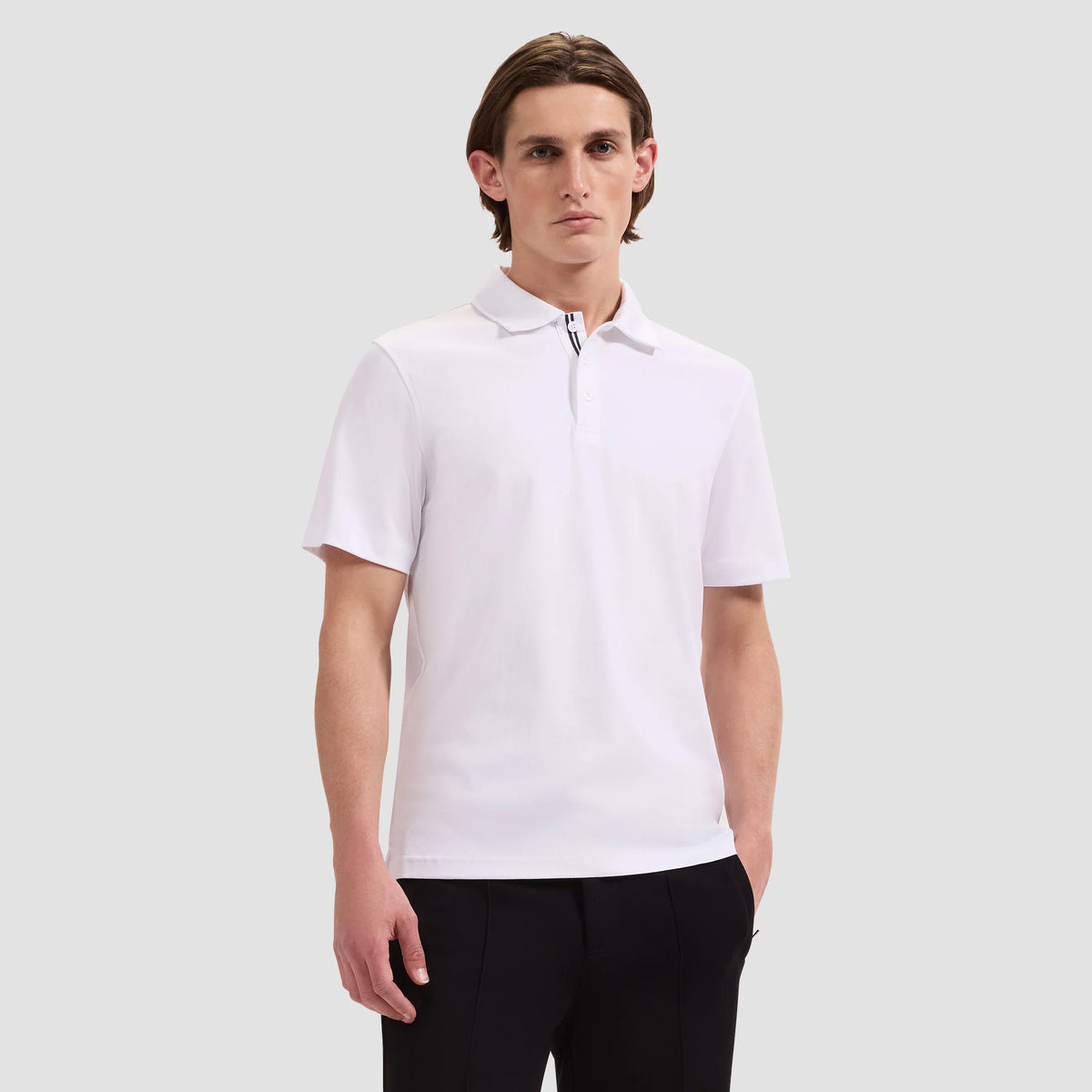 Hendrix Solid Polo Shirt (ISF2600F21)