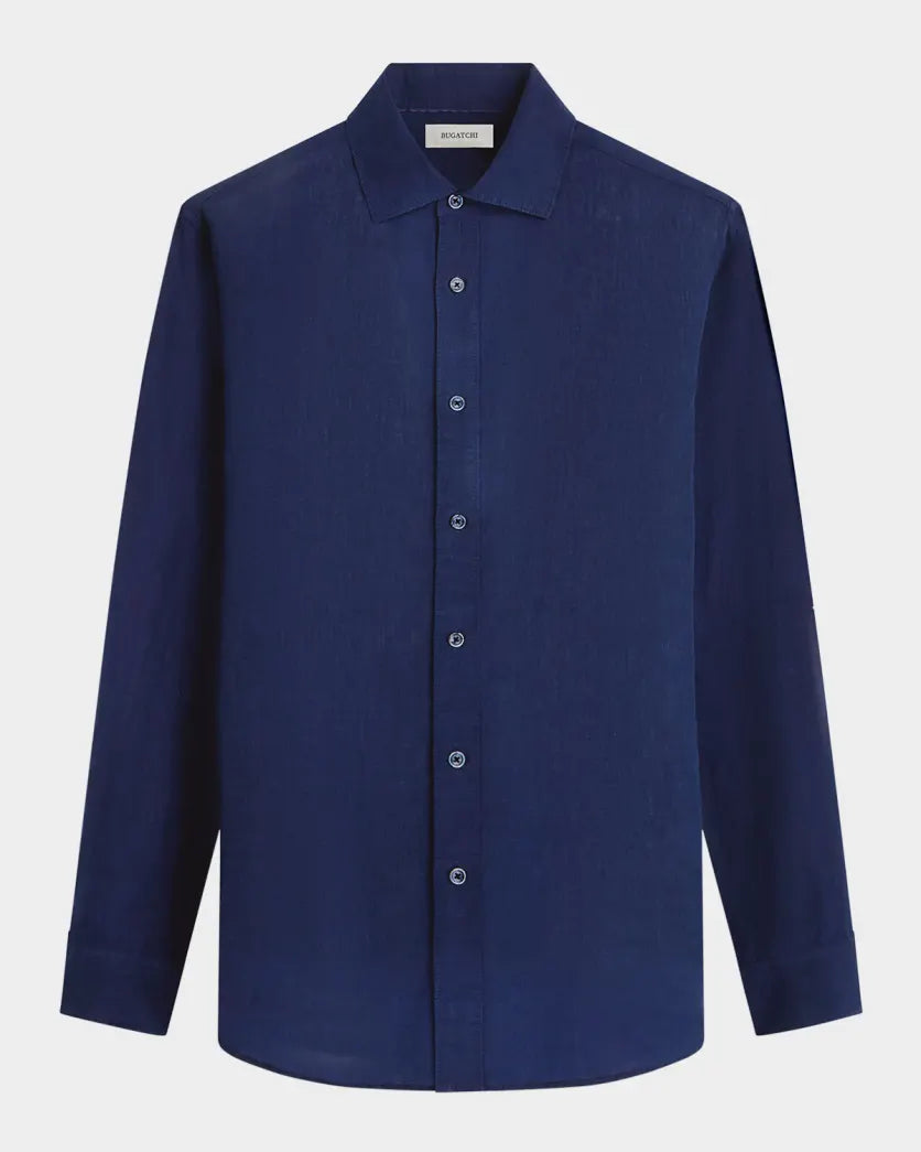 Axel Solid Linen Shirt (ISS5505L7S)