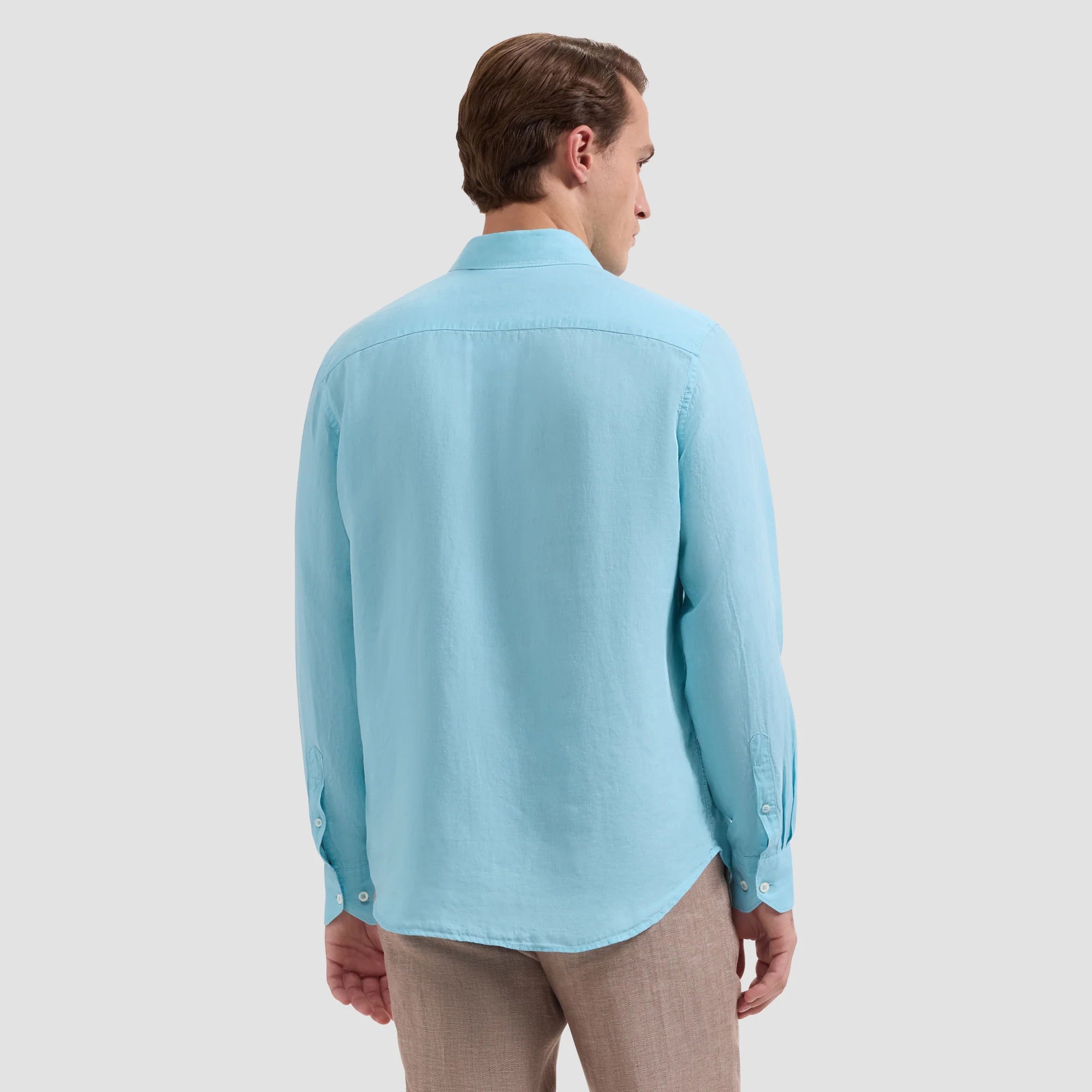 Axel Solid Linen Shirt (ISS5505L7S)