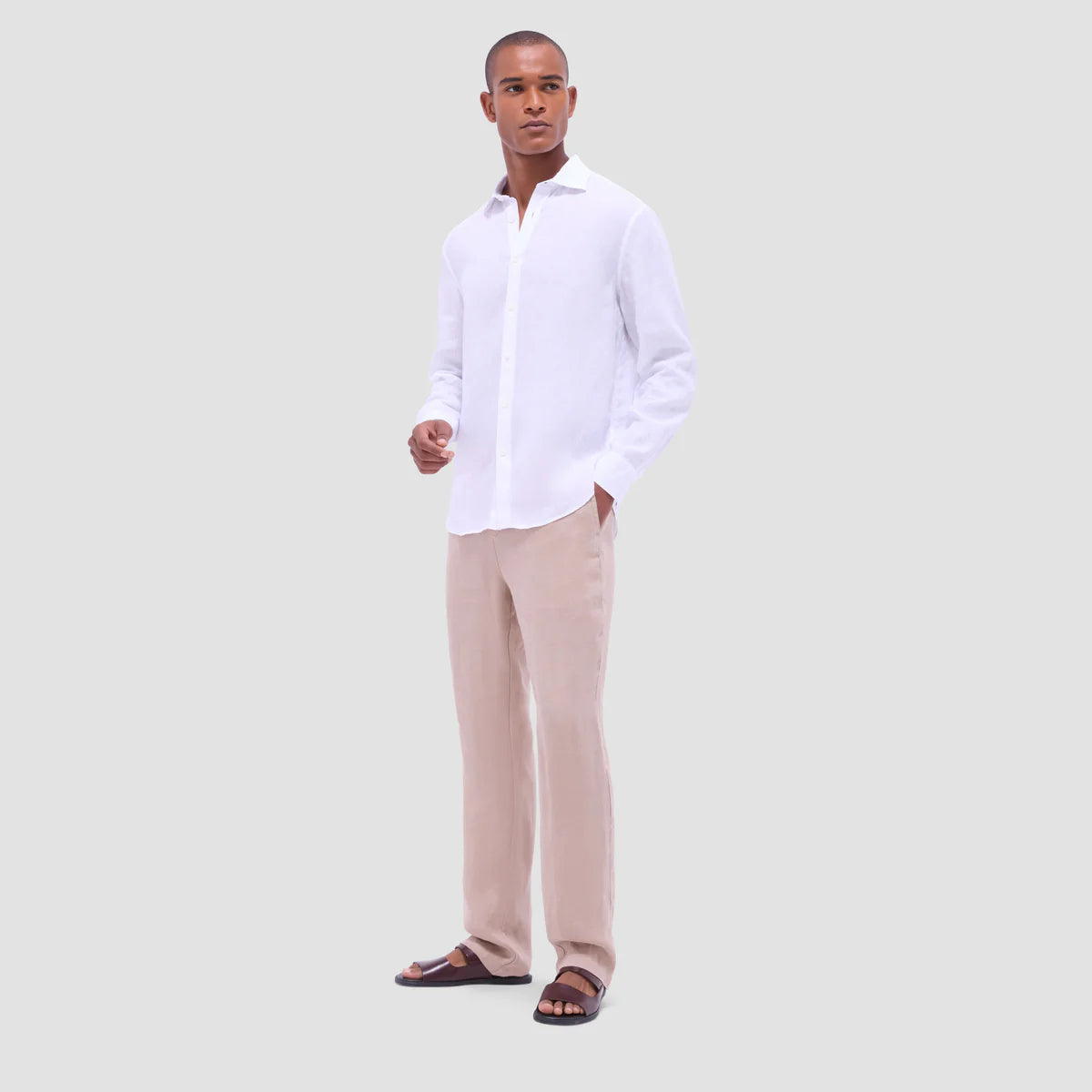 Axel Solid Linen Shirt (ISS5505L7S)