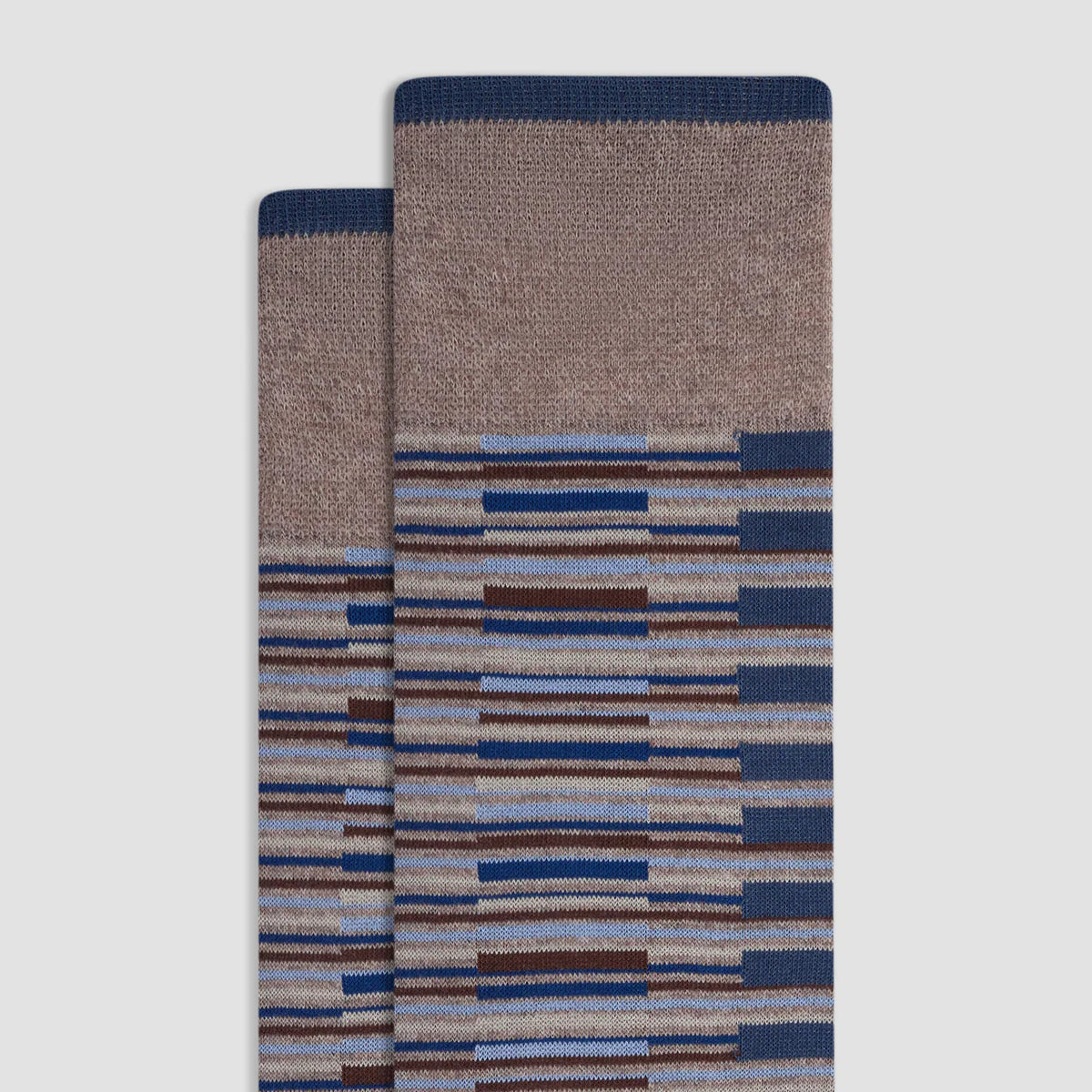 Mixed Stripe Mid-Calf Socks (JB1023)