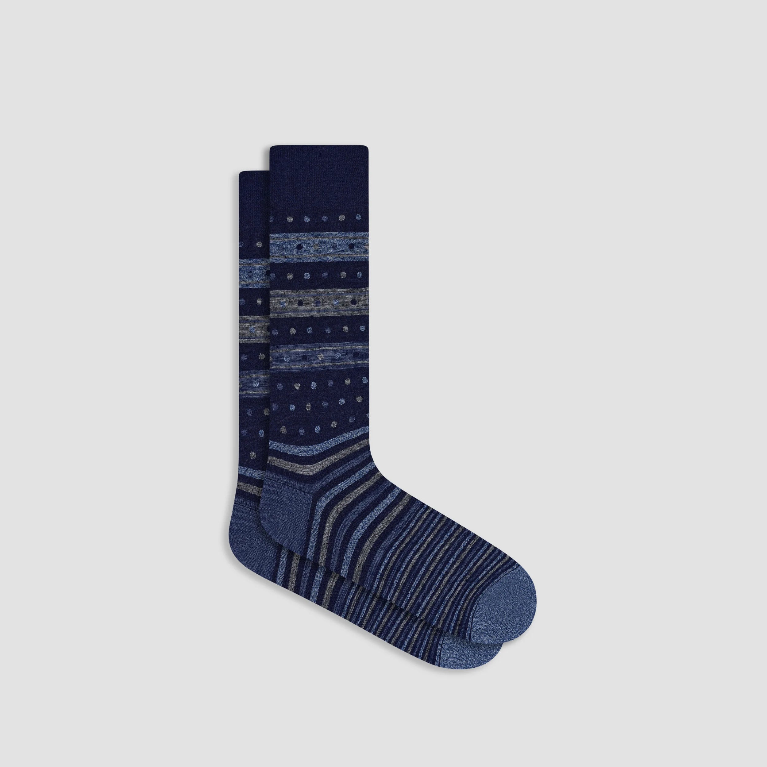 Stripe & Dot Mid-Calf Socks (JB1060)