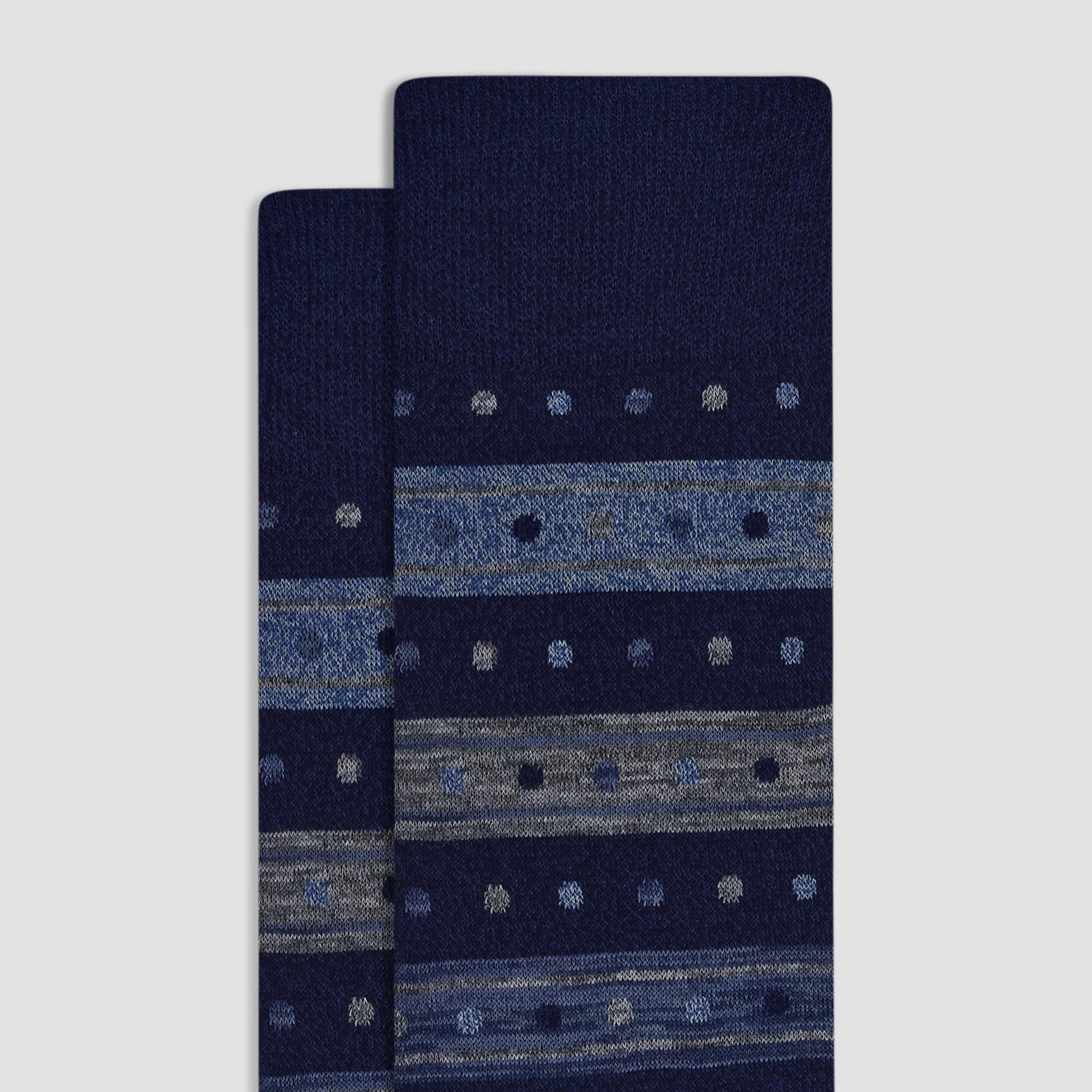 Stripe & Dot Mid-Calf Socks (JB1060)