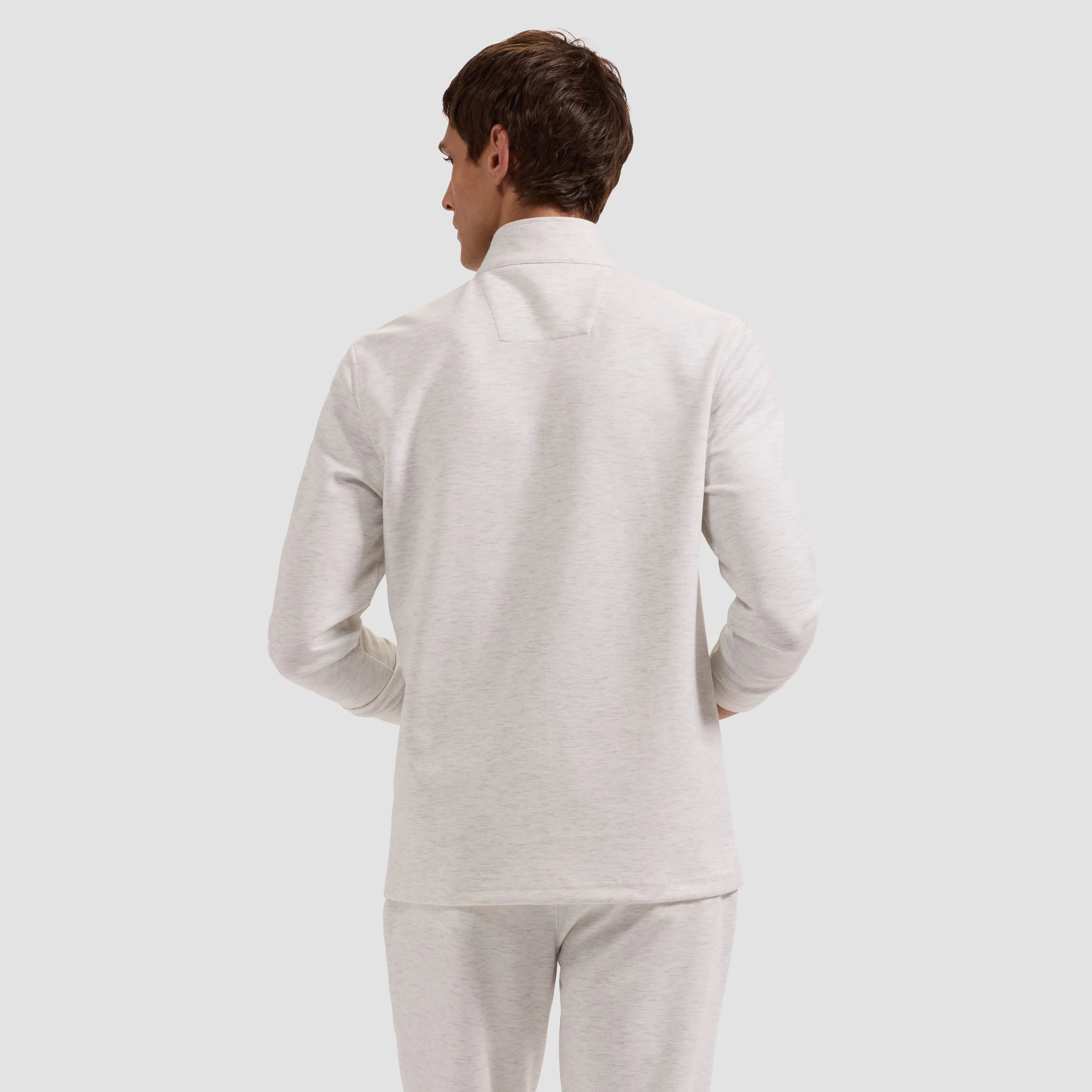 Soft Touch™ Melange Quarter-Zip Mock Neck Pullover (JF2425K88)