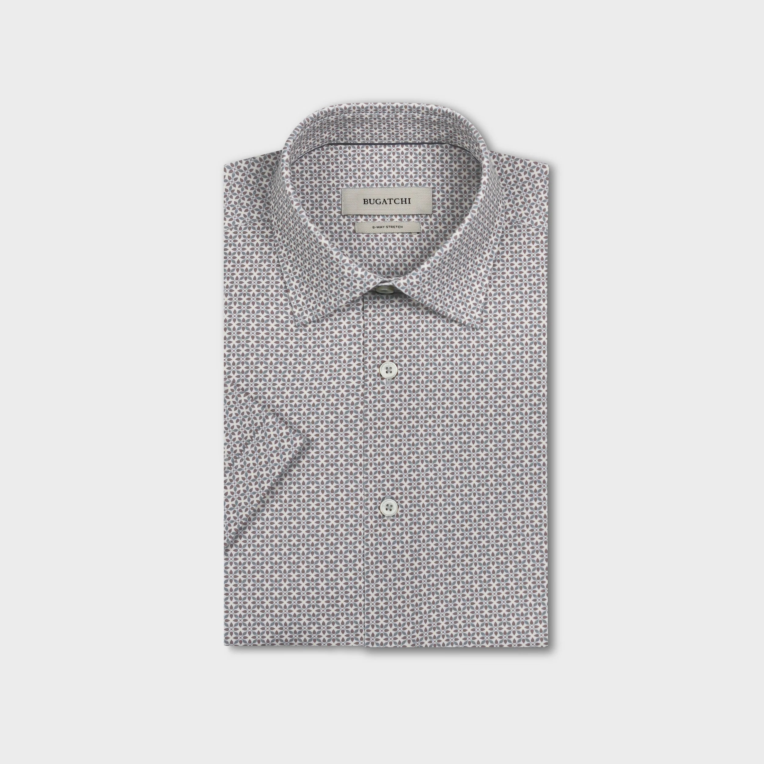 Miles OoohCotton® Mosaic Short-Sleeve Shirt (JF9262F40)