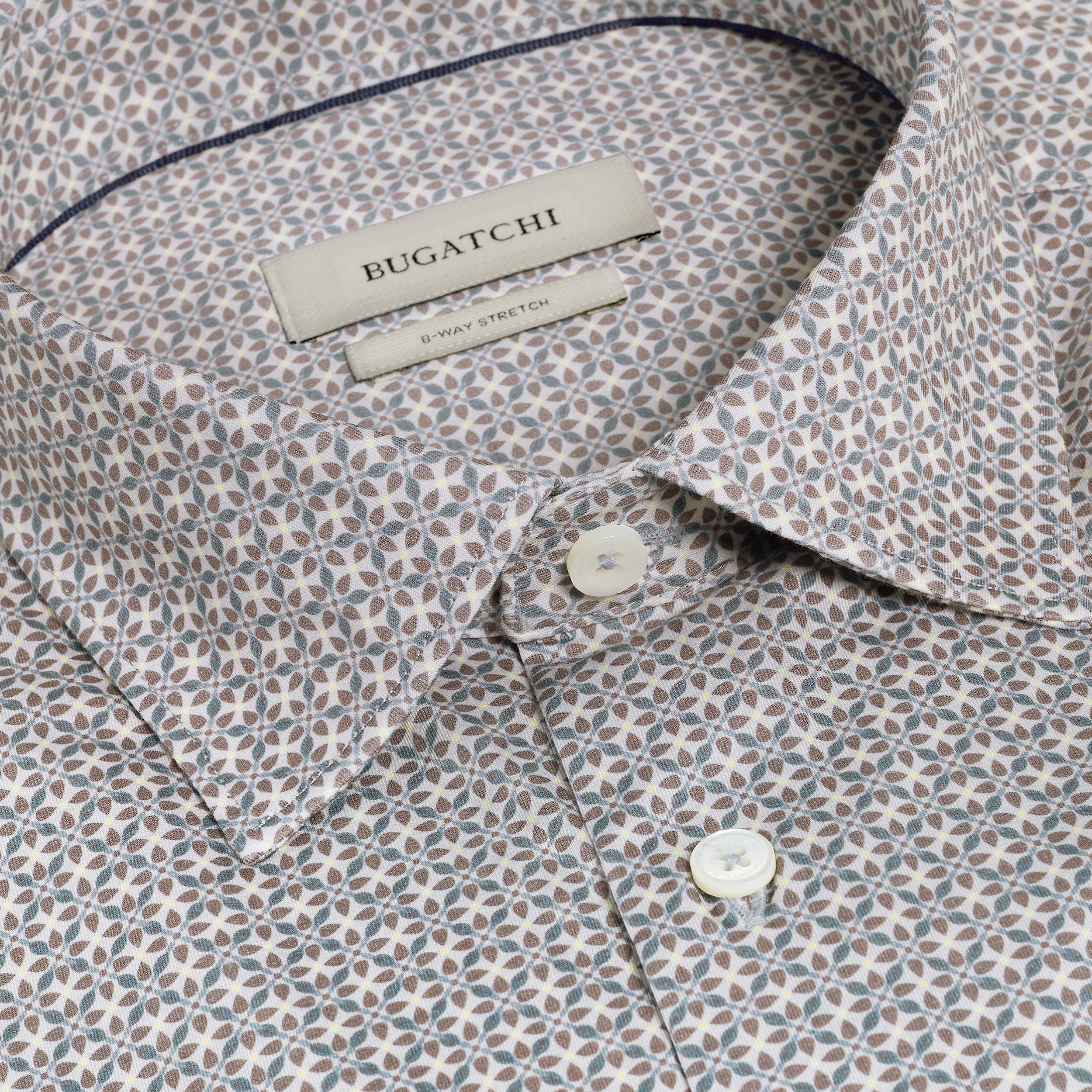Miles OoohCotton® Mosaic Short-Sleeve Shirt (JF9262F40)