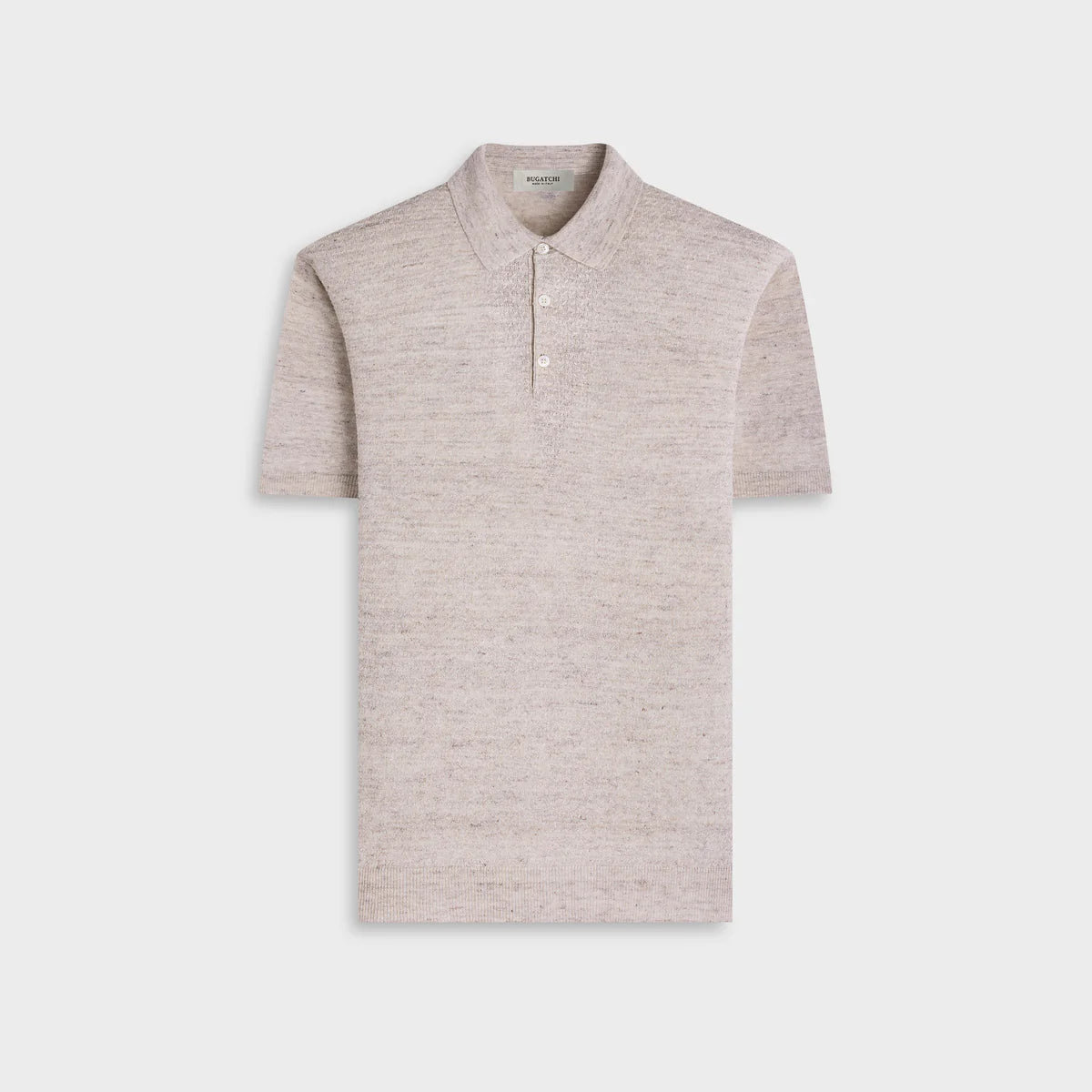 Marled Short-Sleeve Polo Sweater (JH7504PO1)