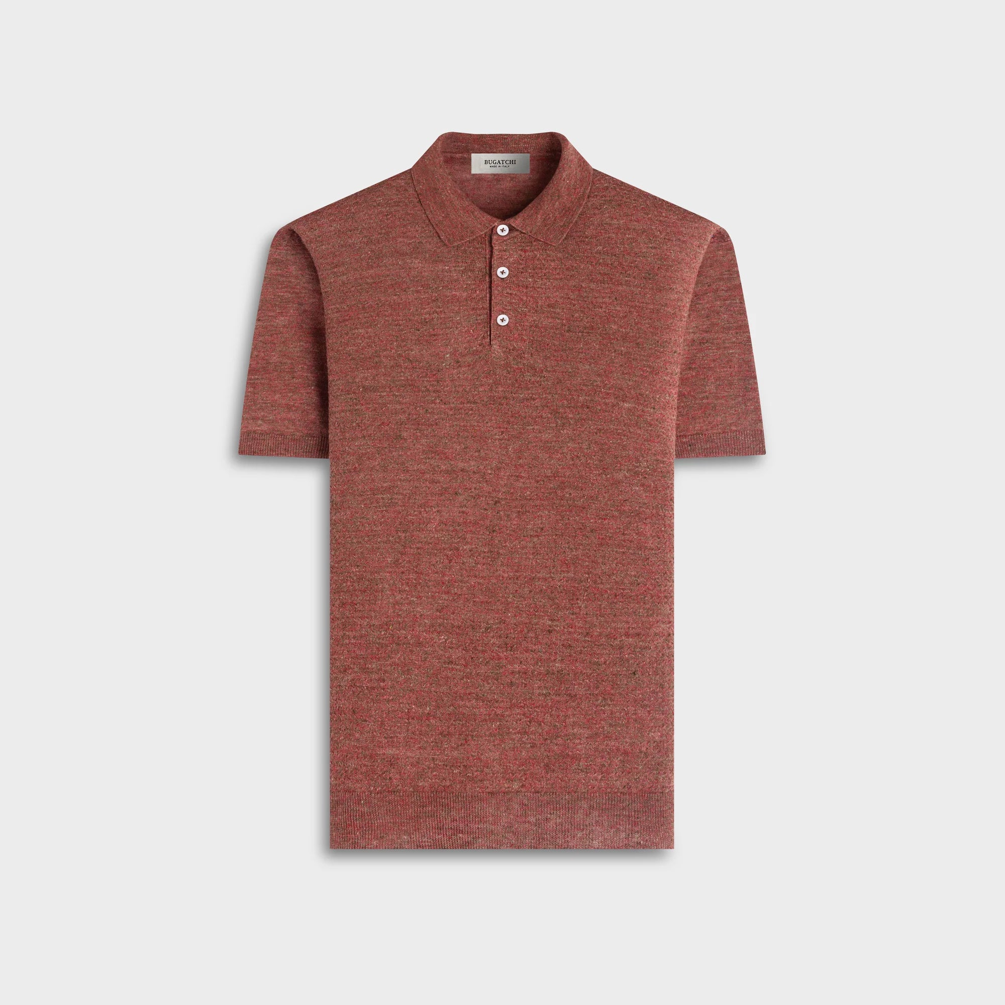 Marled Short-Sleeve Polo Sweater (JH7504PO1)