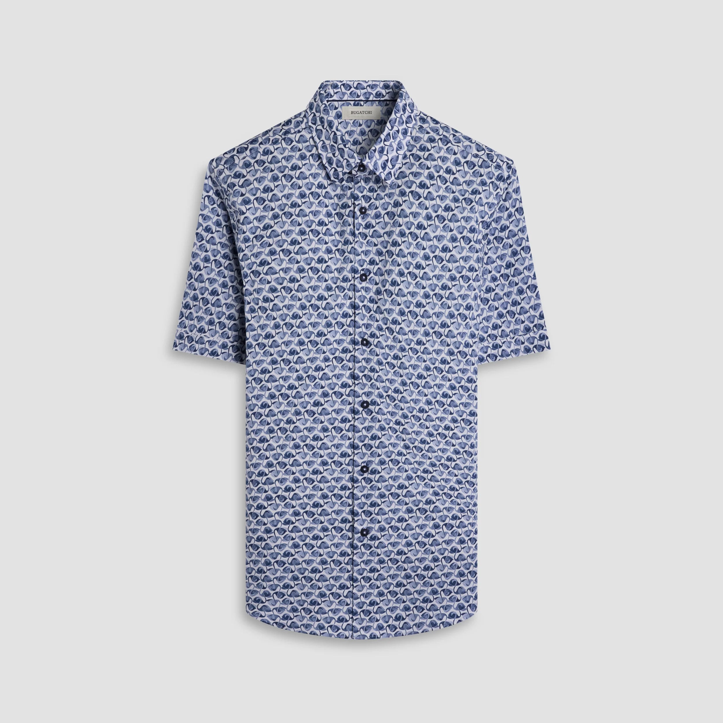 Orson Abstract Flamingo Short-Sleeve Shirt (JS3139S52S)