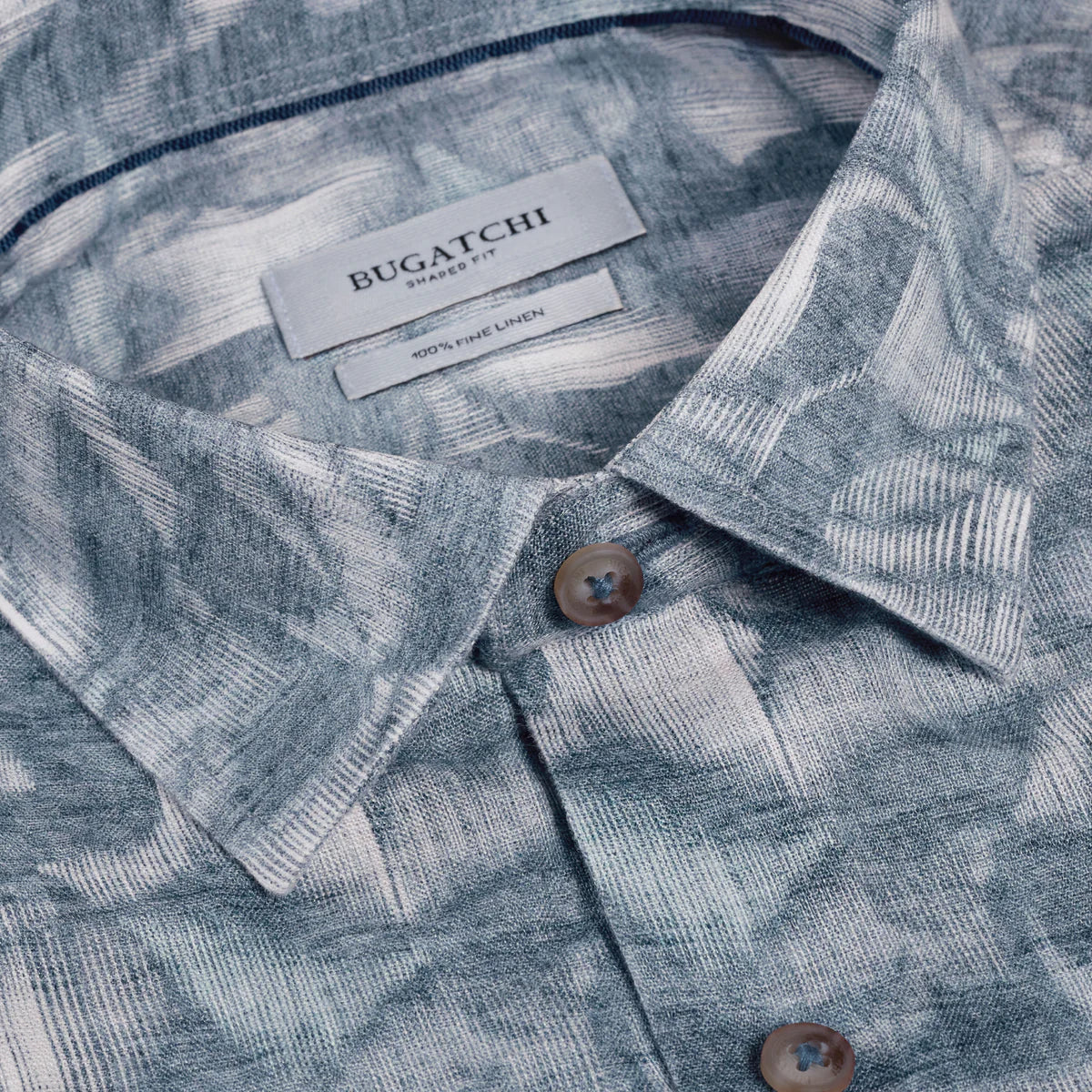 Julian Abstract Leaf Print Shirt (JS5005L3S)