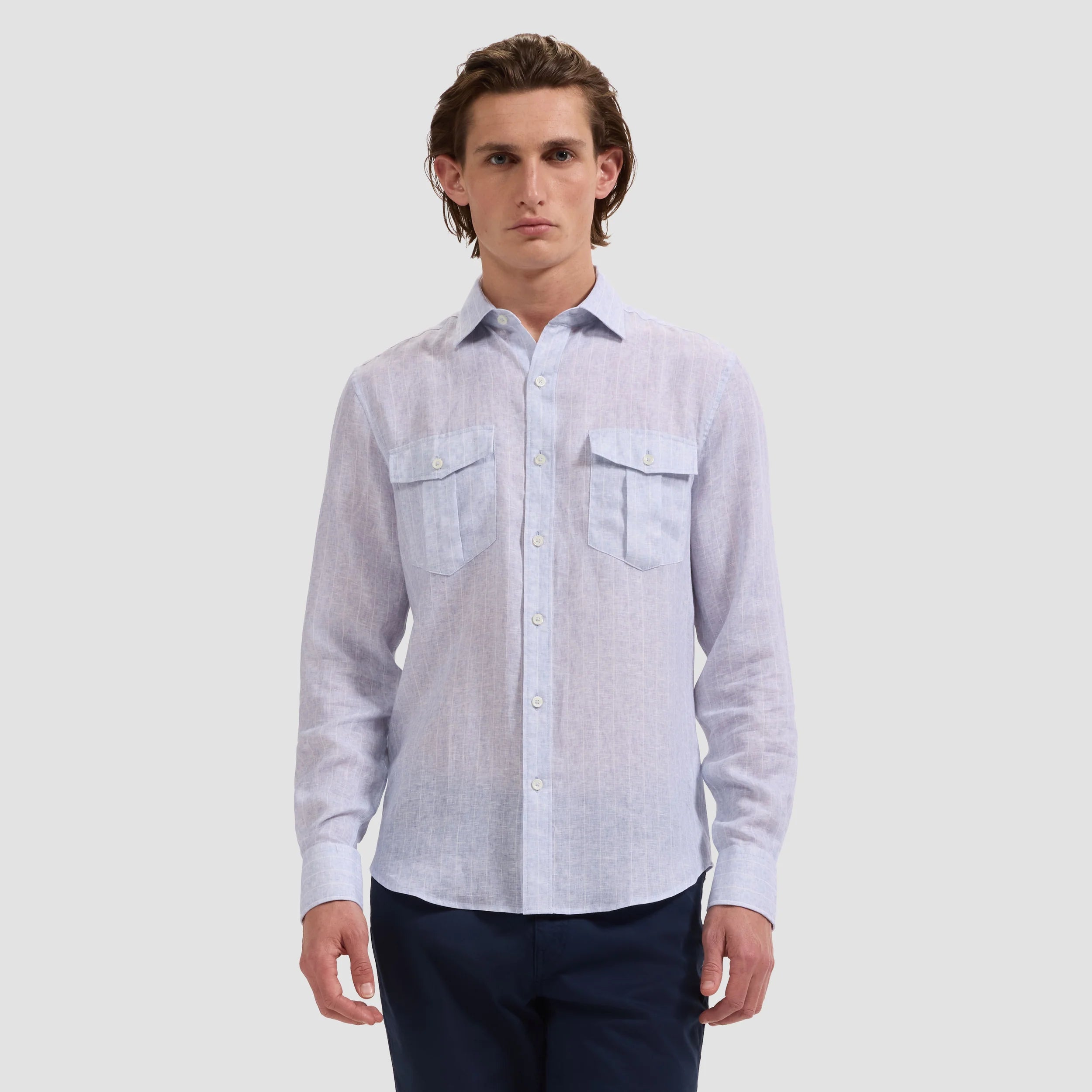 Jasper Tonal Stripe Shirt (JS5026L51S)