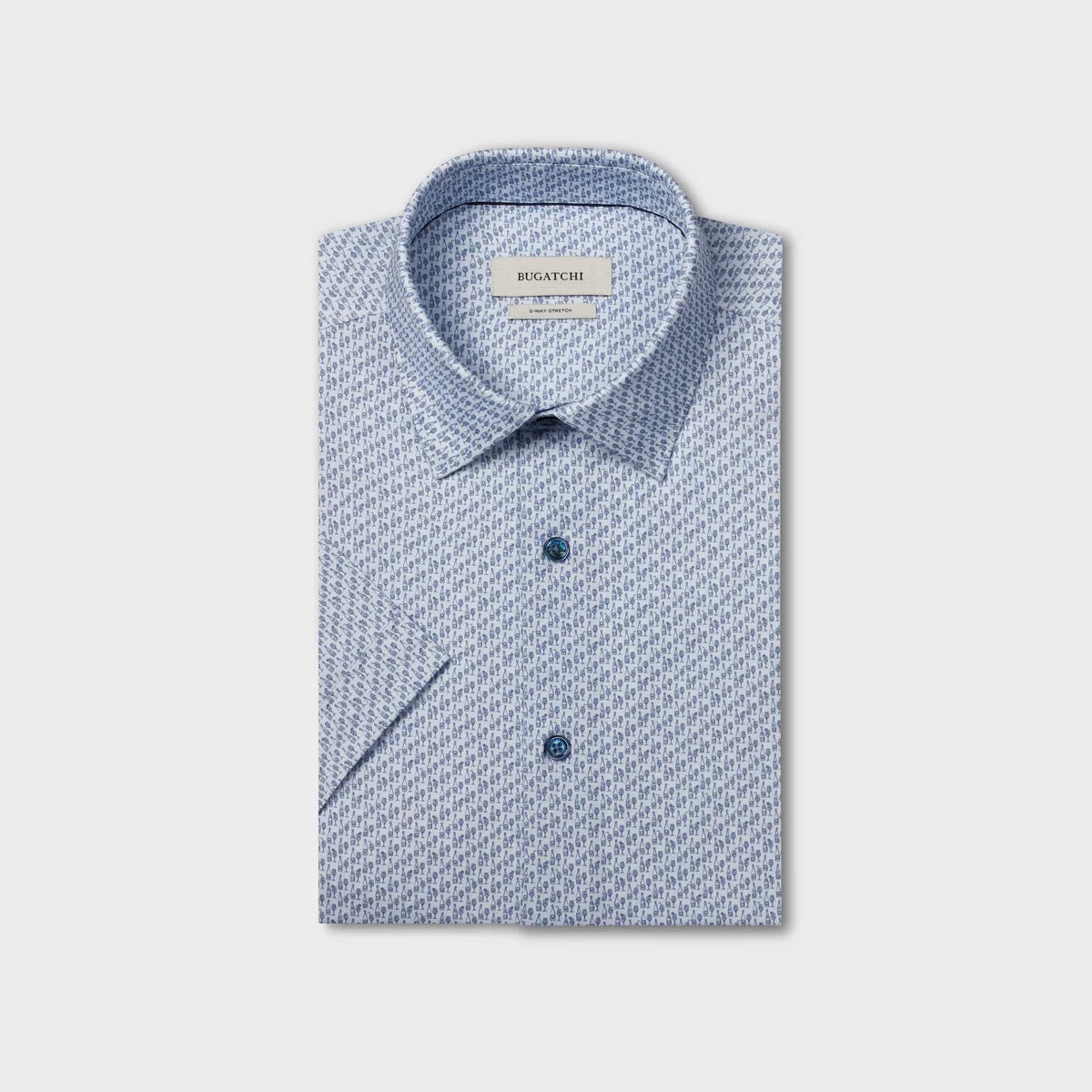 Miles OoohCotton® Cocktail Short-Sleeve Shirt (KF9102F40)