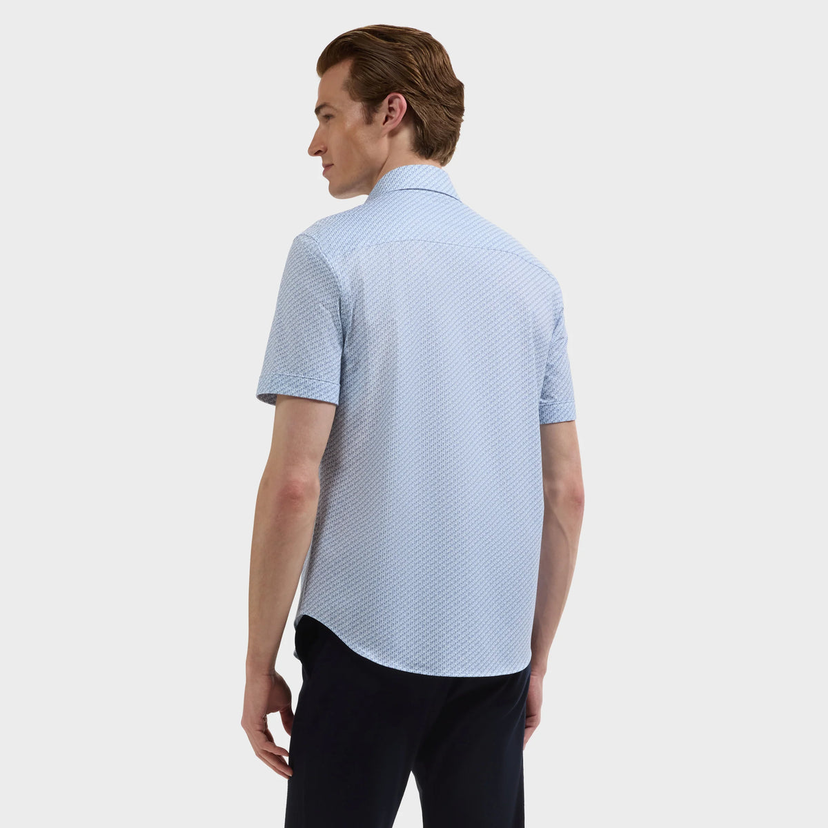 Miles OoohCotton® Cocktail Short-Sleeve Shirt (KF9102F40)