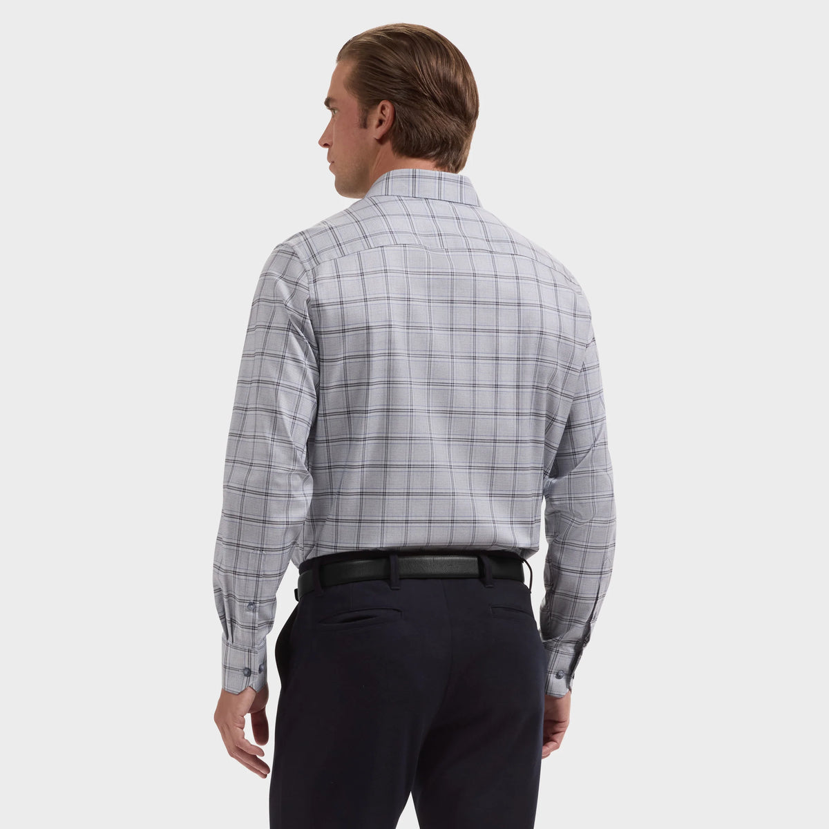 Julian Houndstooth Plaid Shirt (KS3043L3S)