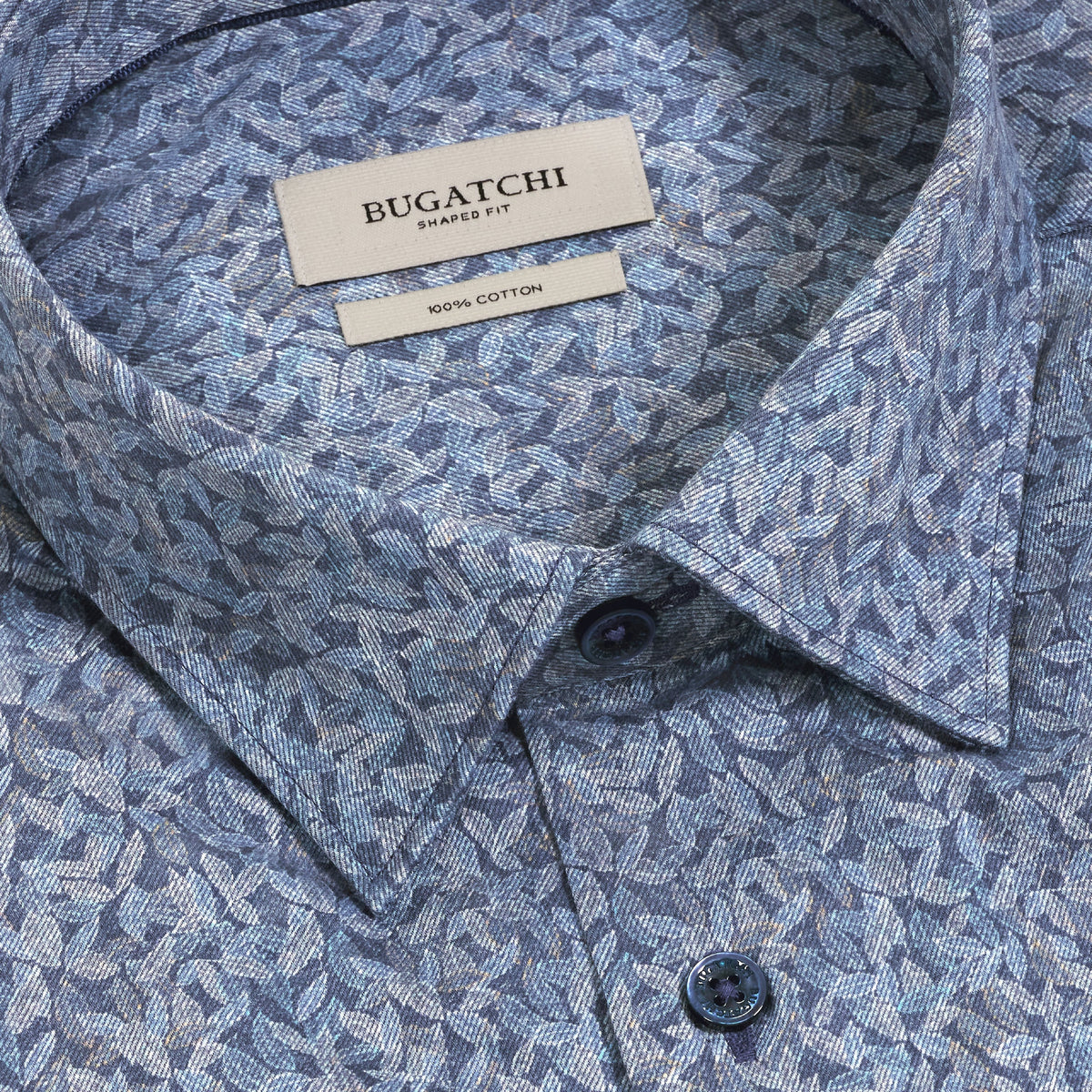 Julian Leaf Print Shirt (KS3044L3S)