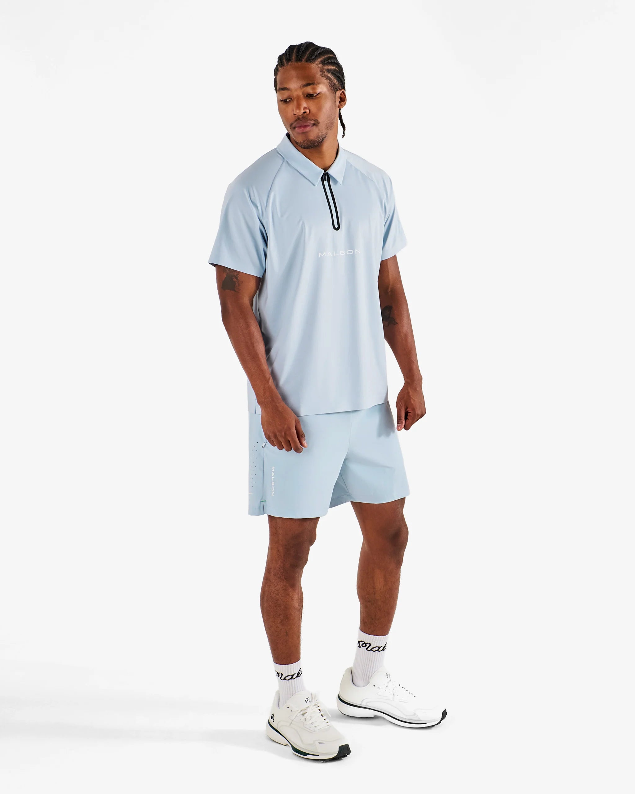 Performance Zip Raglan Polo (M-9582)