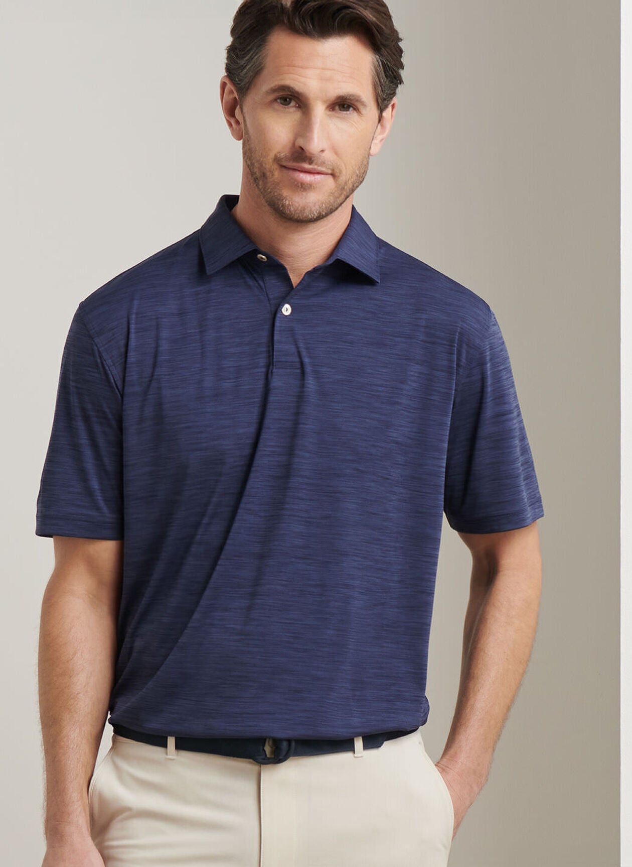 Featherweight Mélange Performance Polo (ME0EK90S)