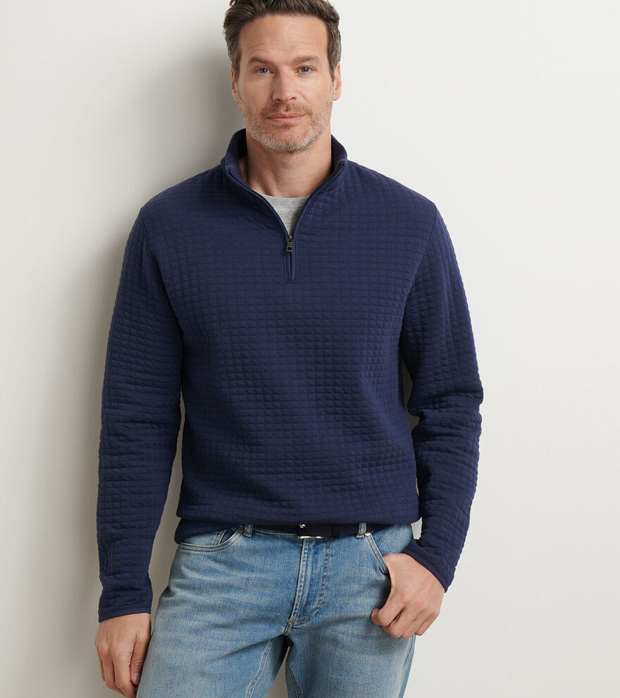 Quad Quilted Quarter-Zip (MF25K26)