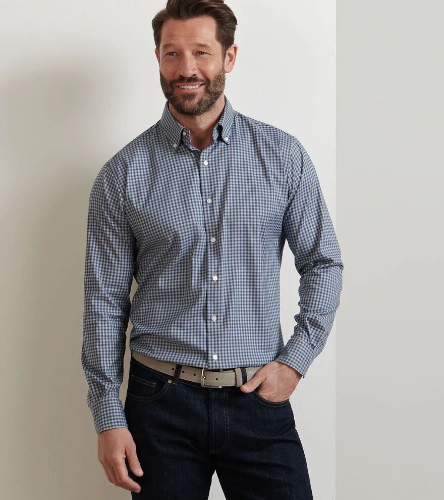 Conway Crown Lite Cotton-Stretch Sport Shirt (MF25W03LTB)