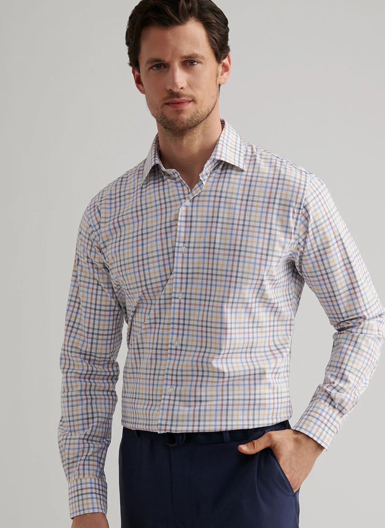 North Coast Crown Lite Cotton-Stretch Sport Shirt (MF25W04LTS)