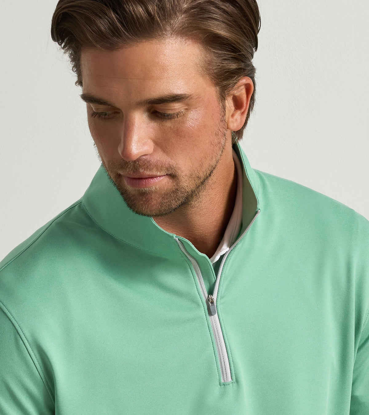 Perth Mélange Performance Quarter-Zip (MF26EK40B)