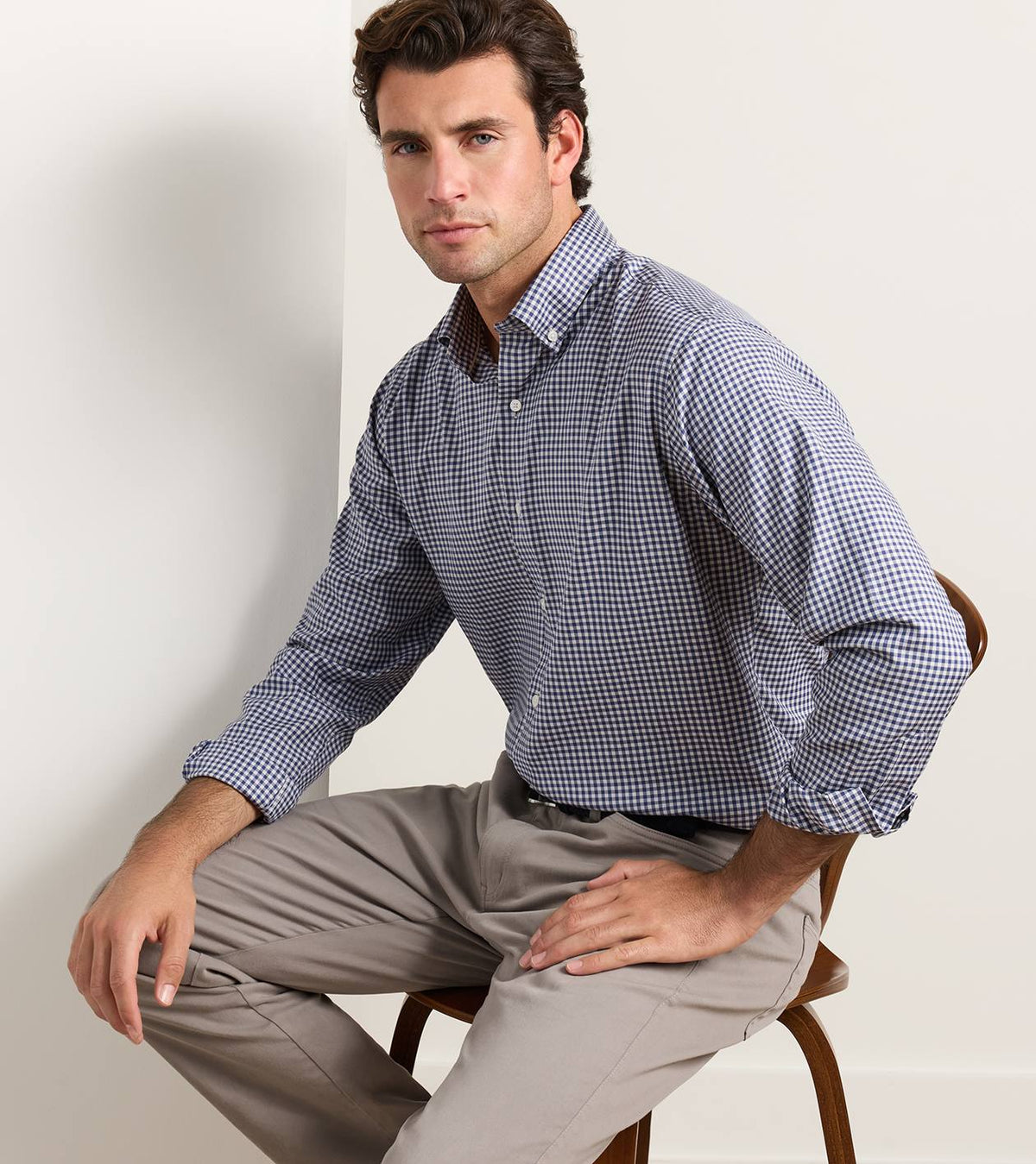 Liam Crown Soft Twill Sport Shirt (MF26W02LTB)