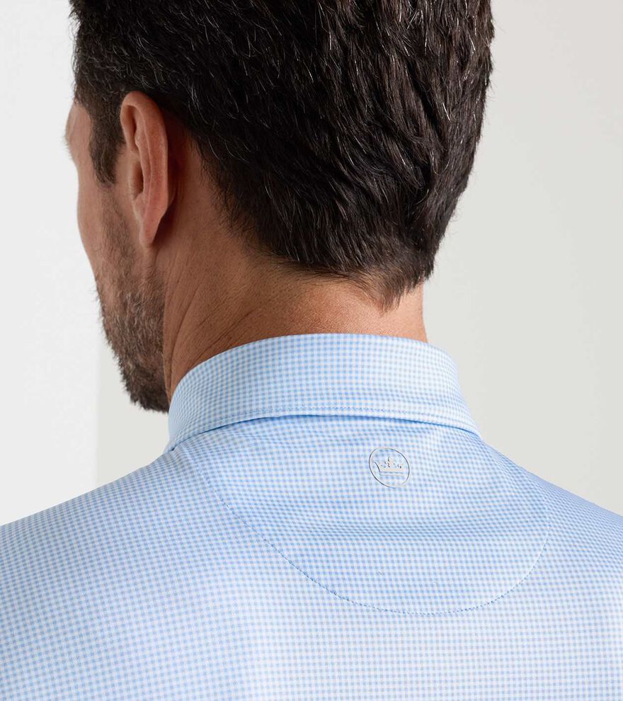 Gingham Performance Jersey Polo (MS26EK15S)