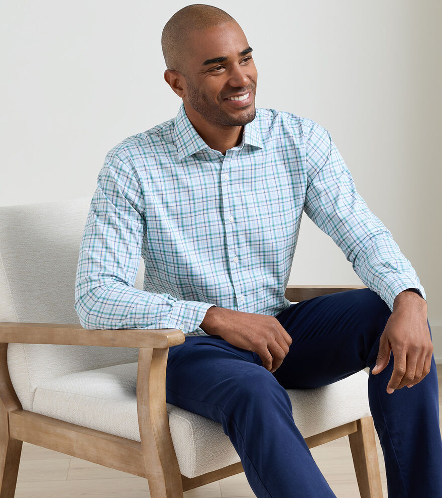 Simon Crown Lite Cotton-Stretch Sport Shirt (MS26W02LTS)