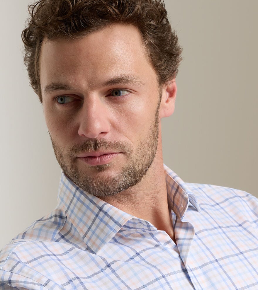 Warren Crown Lite Cotton-Stretch Sport Shirt (MS26W06LTS)