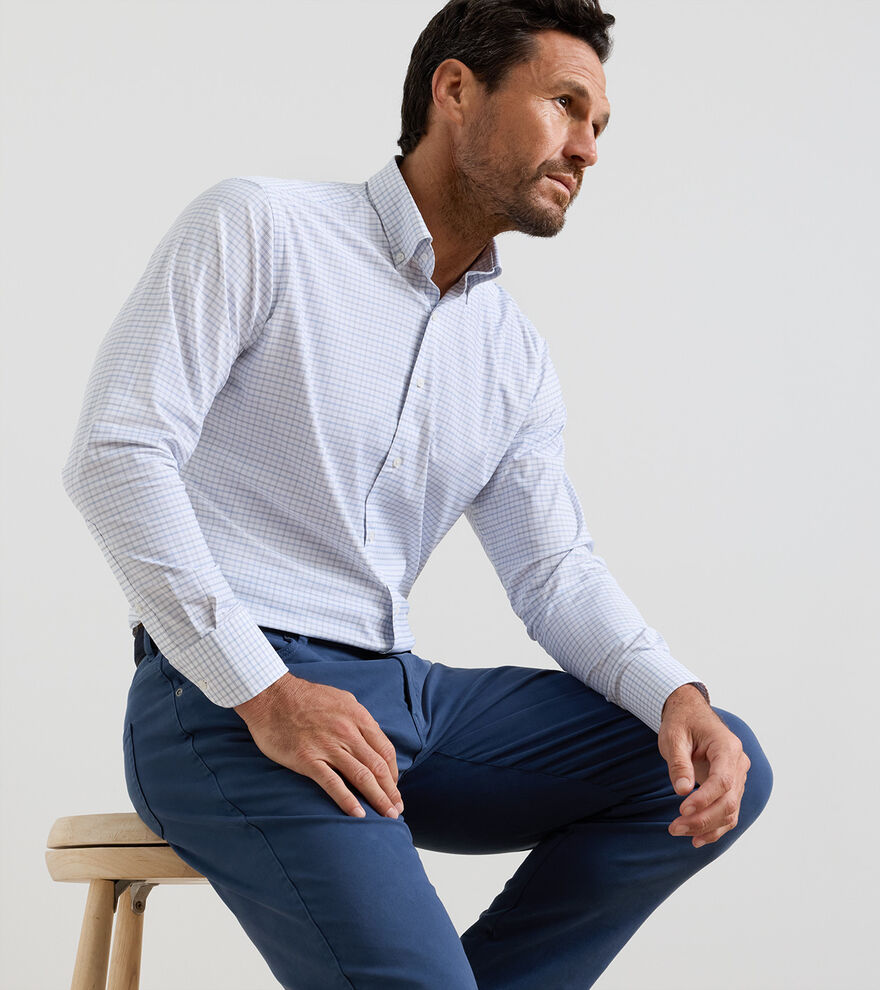 Rommel Performance Twill Sport Shirt (MS26W40LTBP)