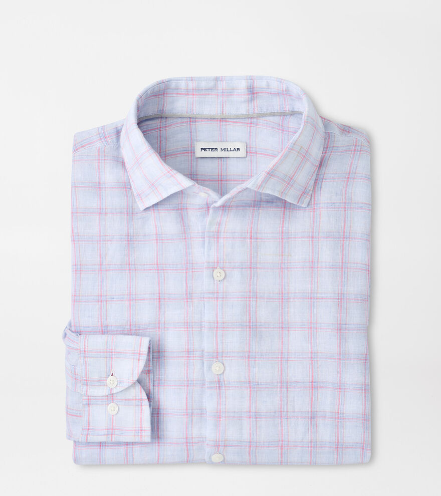 Frisbee Linen Sport Shirt (MS26W72LTS)