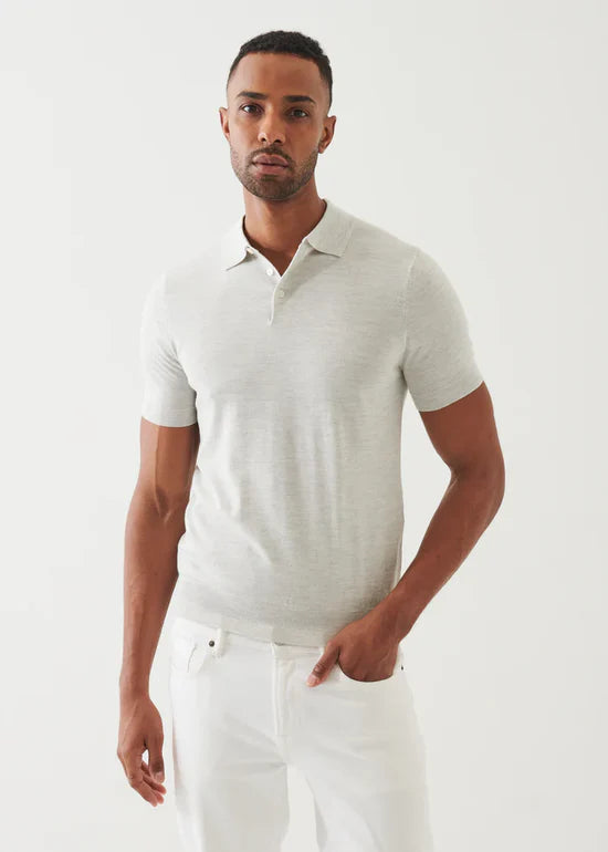 Cotton Cupro Button Polo (P154P15Z)