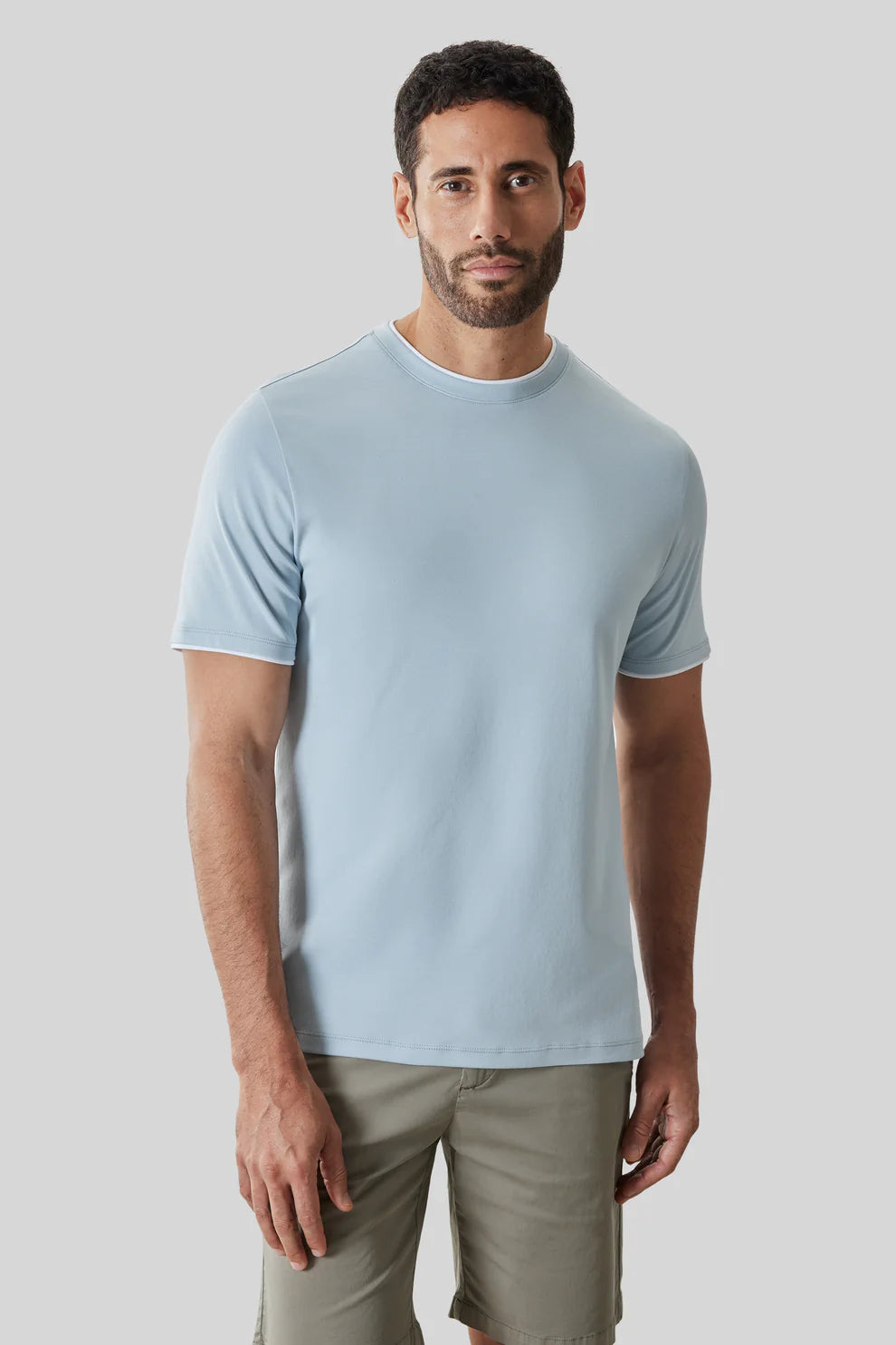 The Barakett Tee with Collar Trim (RB51239)