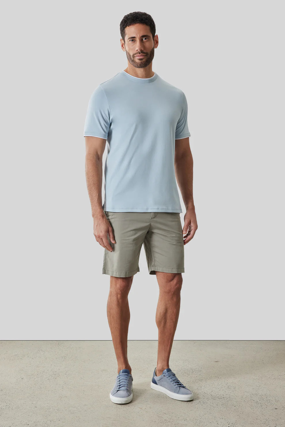 The Barakett Tee with Collar Trim (RB51239)