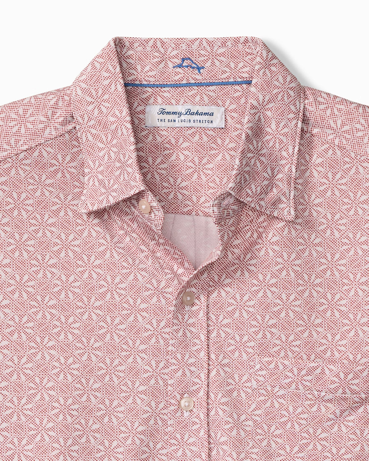 San Lucio Breeze Block Stretch Knit Shirt (ST228055)